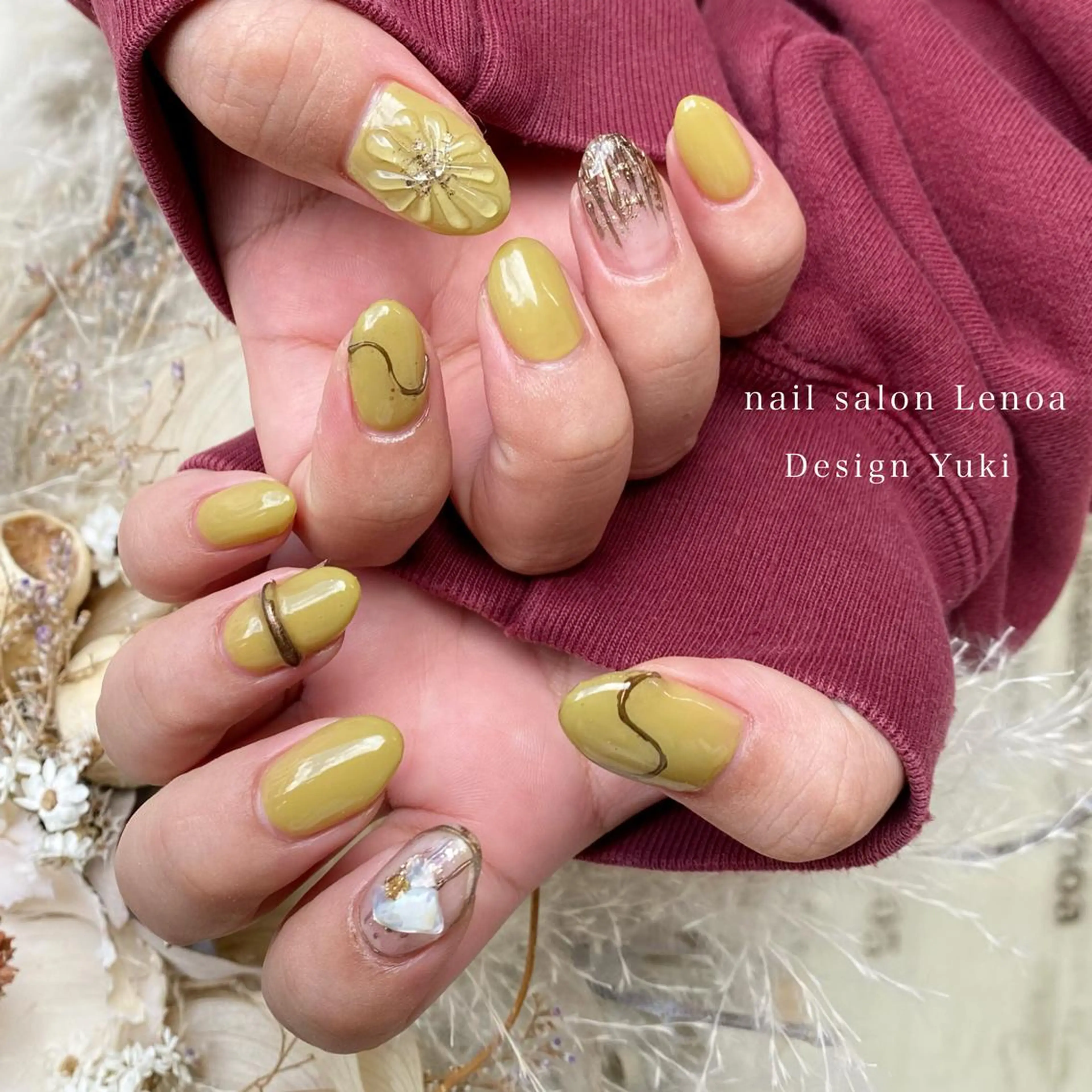 ネイル ハンドネイル Lenoa Yukiのネイルデザイン