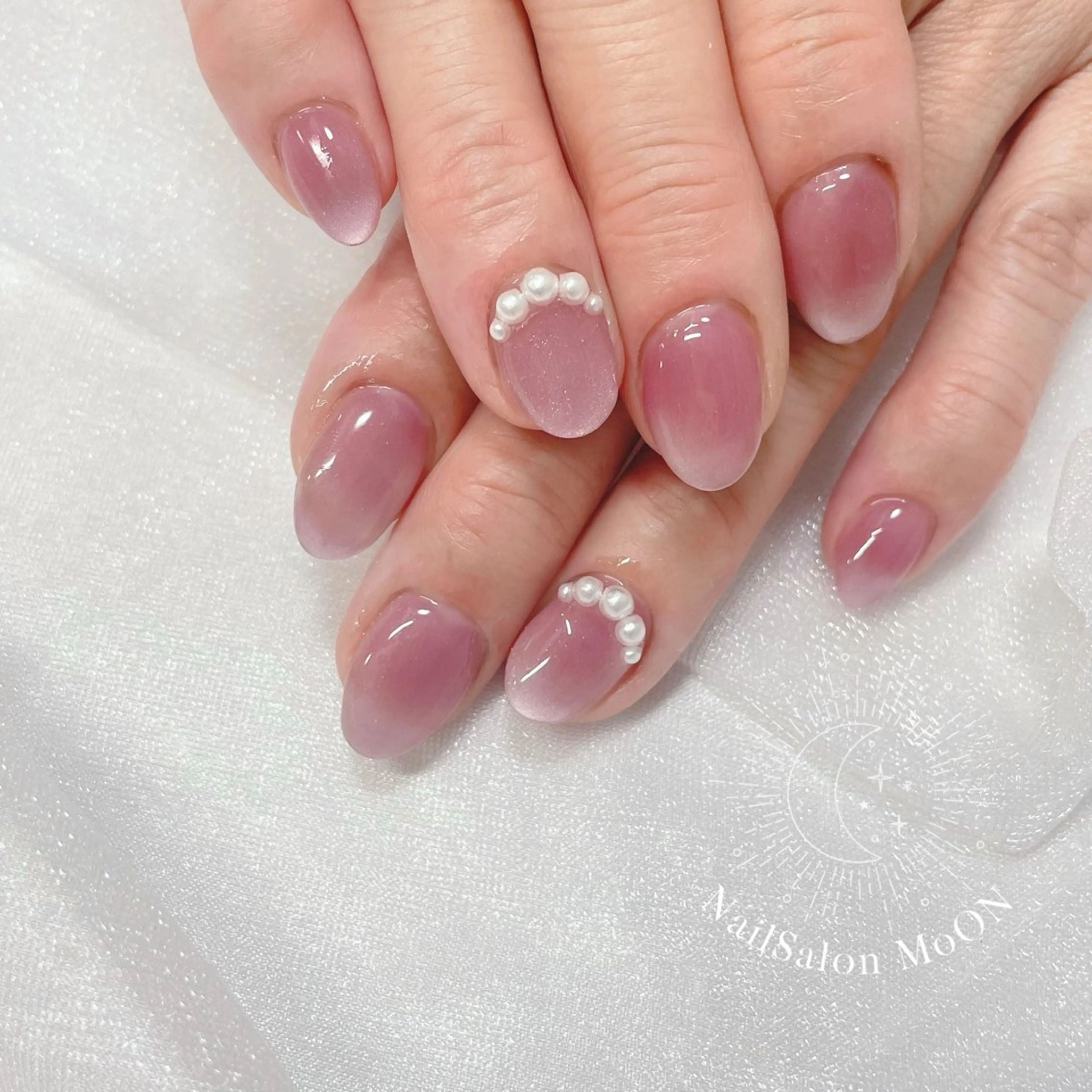 ネイル マグネットネイル MoON...❤︎ MeGuのネイルデザイン