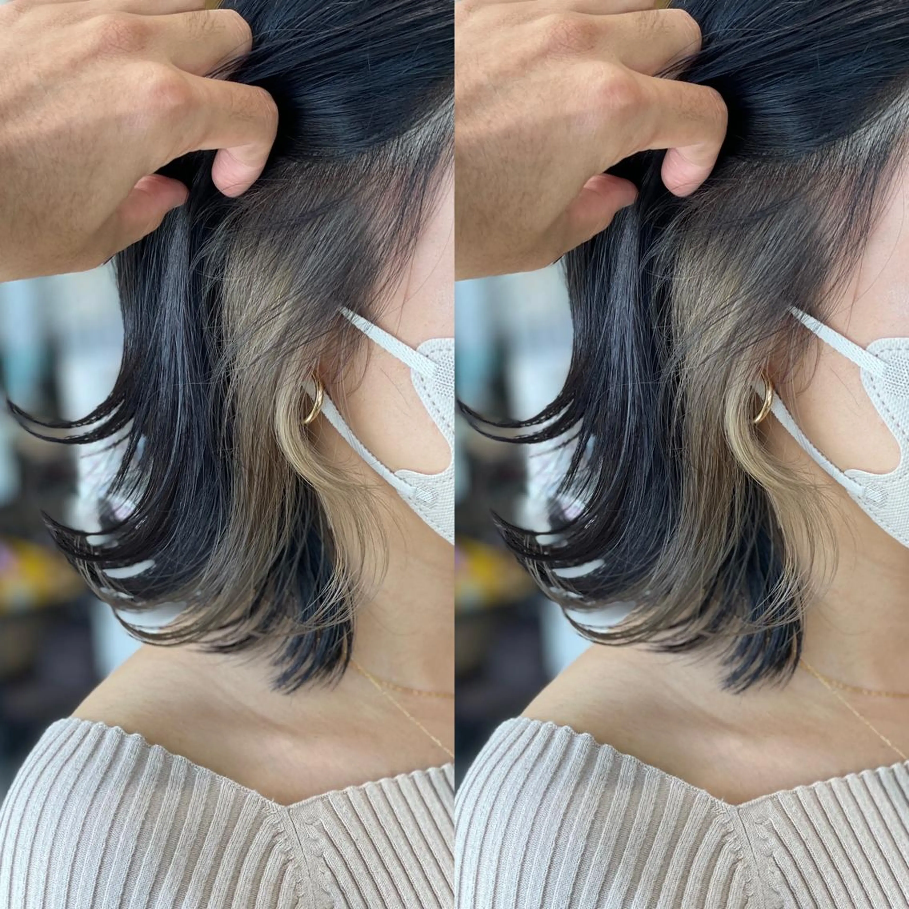 ミディアム カラー Snaly カラー特化ページのヘアスタイル