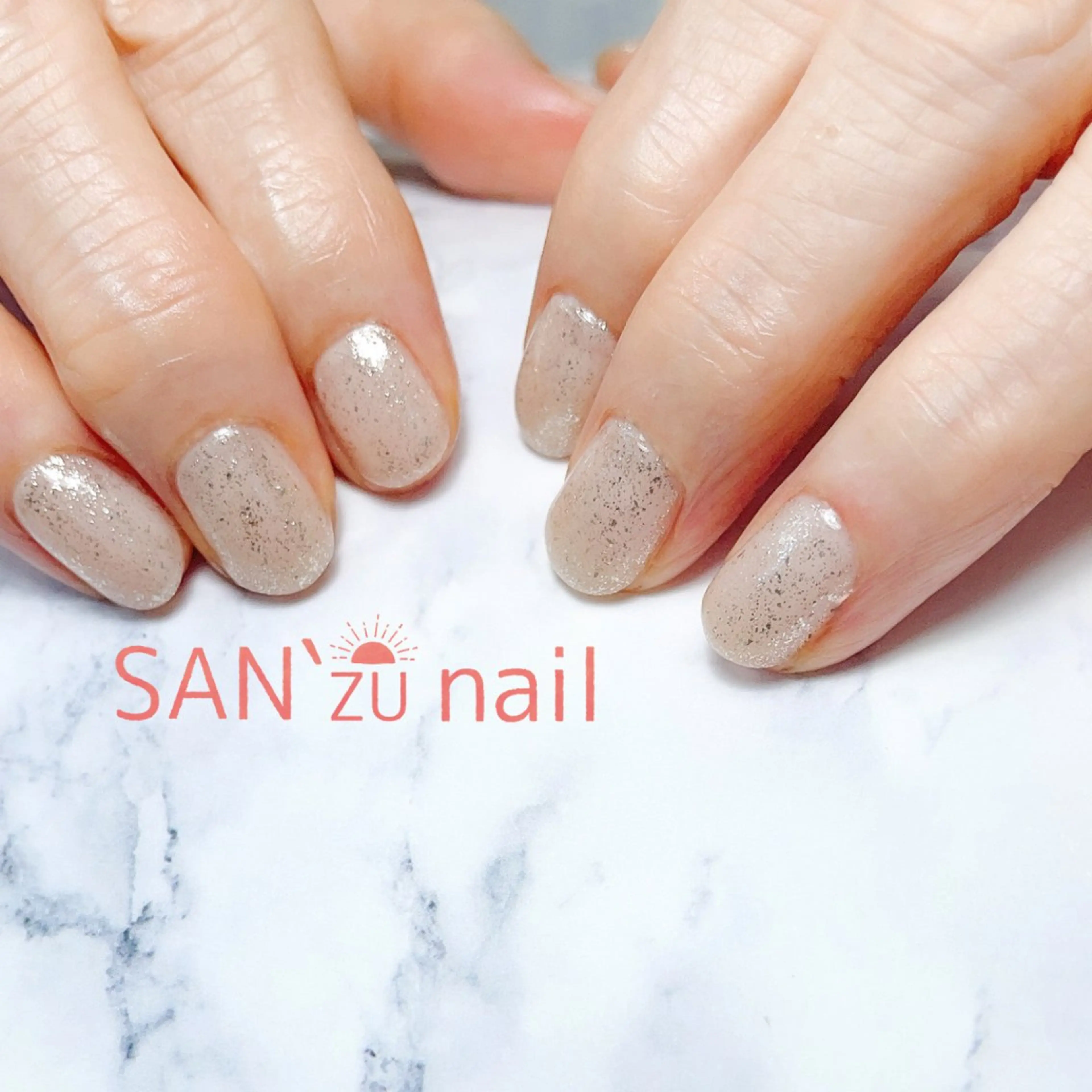 ネイル ラメ(グリッター) ハンドネイル SAN’zu nailのネイルデザイン