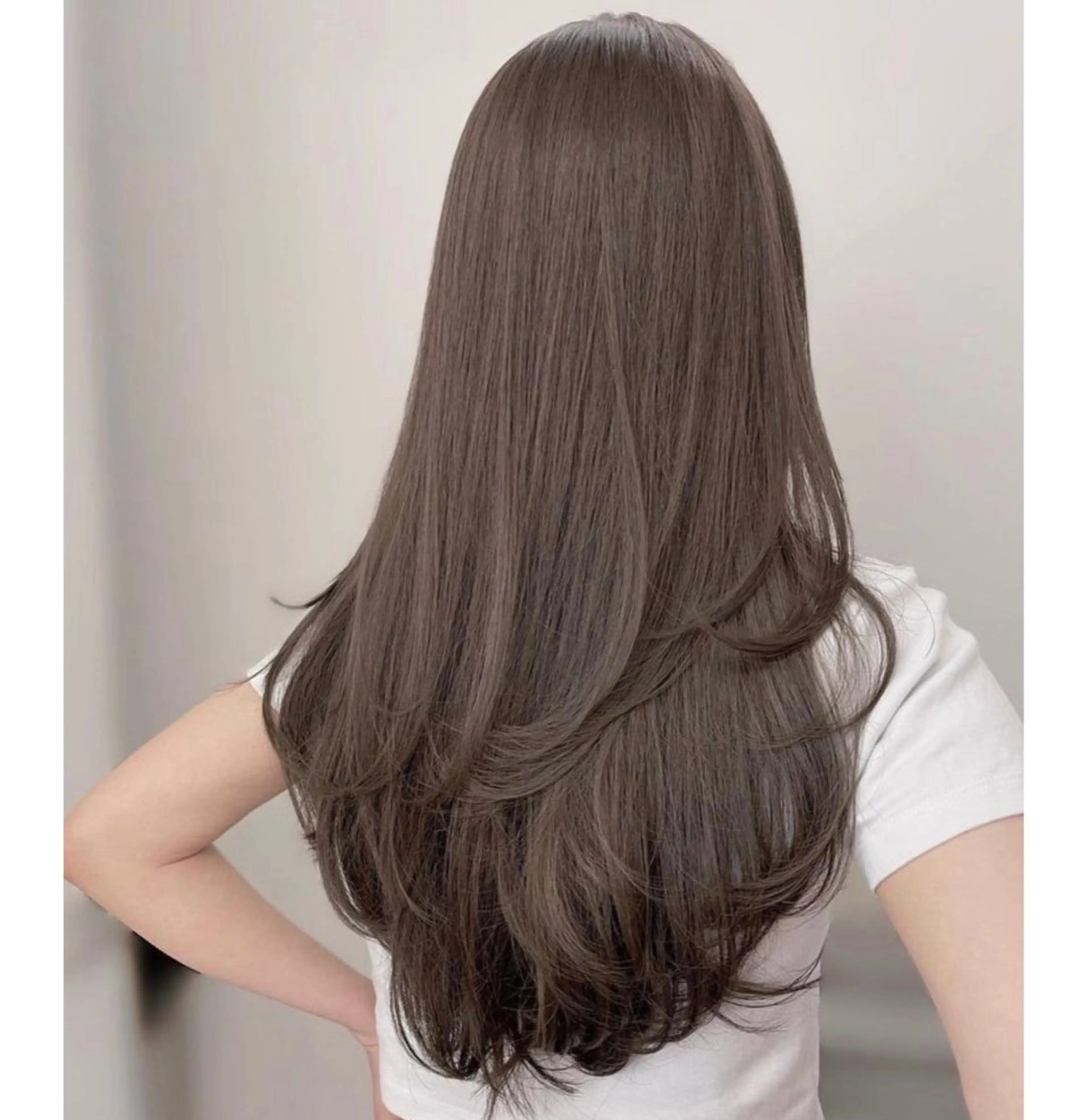 ロング カラー カット ヘアカラー トリートメント 透明感Color🩶 髪質改善 ユウナ🦋のヘアスタイル