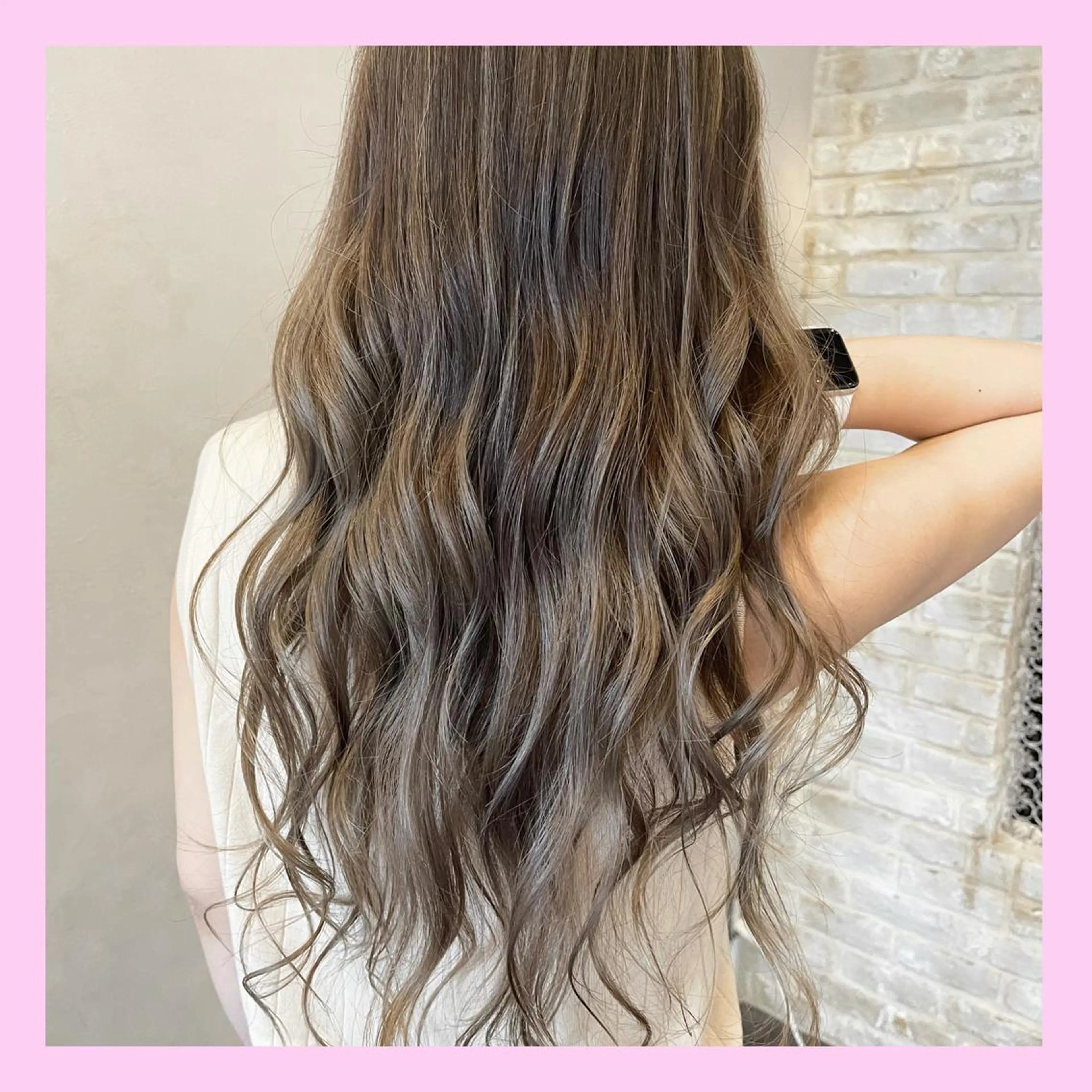 ロング カラー🫧アレンジ 🎀REIMIのヘアスタイル