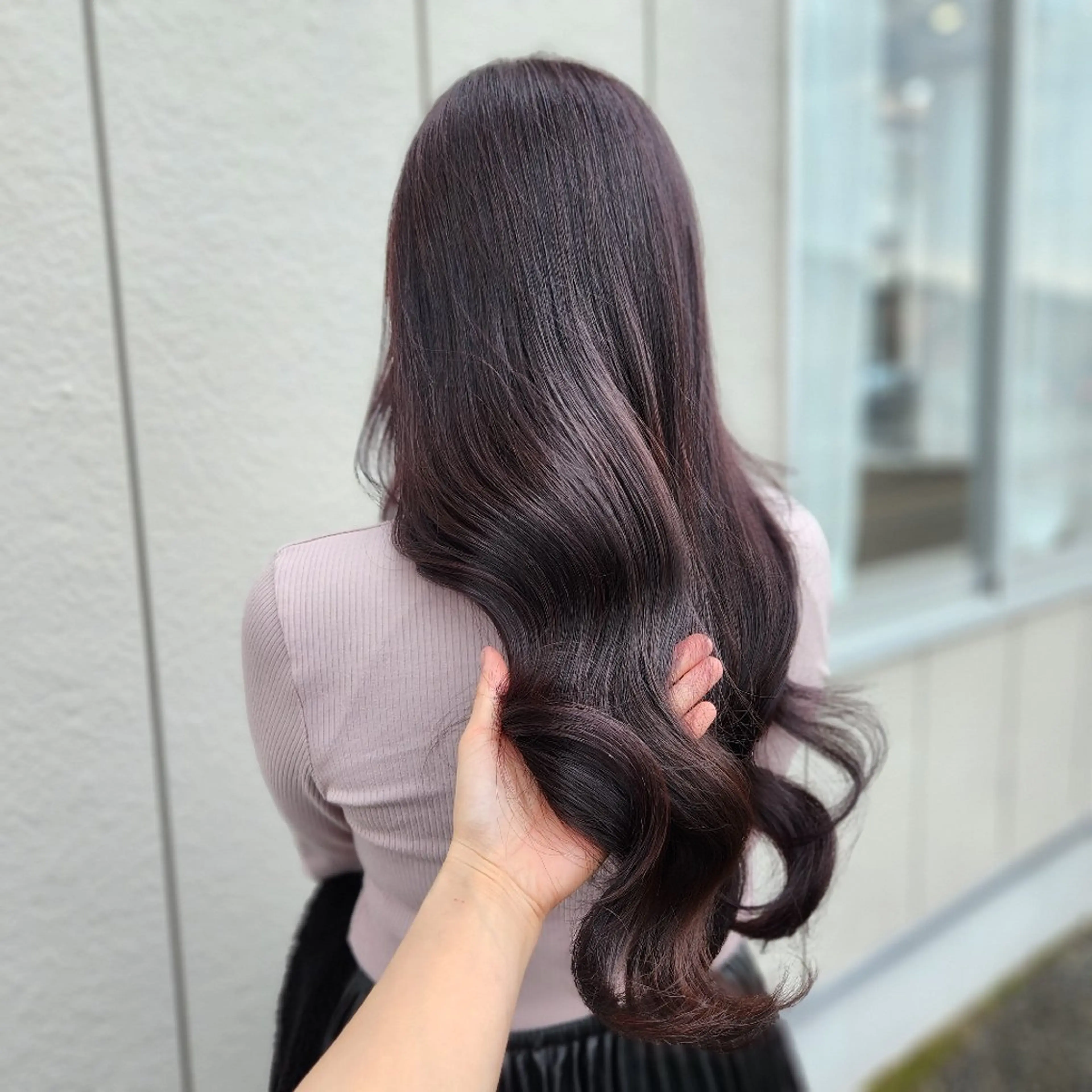 ロング カラー ラベンダーカラー O.hair designers所属・シールエクステ🎀 ホシノ🕒ユウカのヘアスタイル