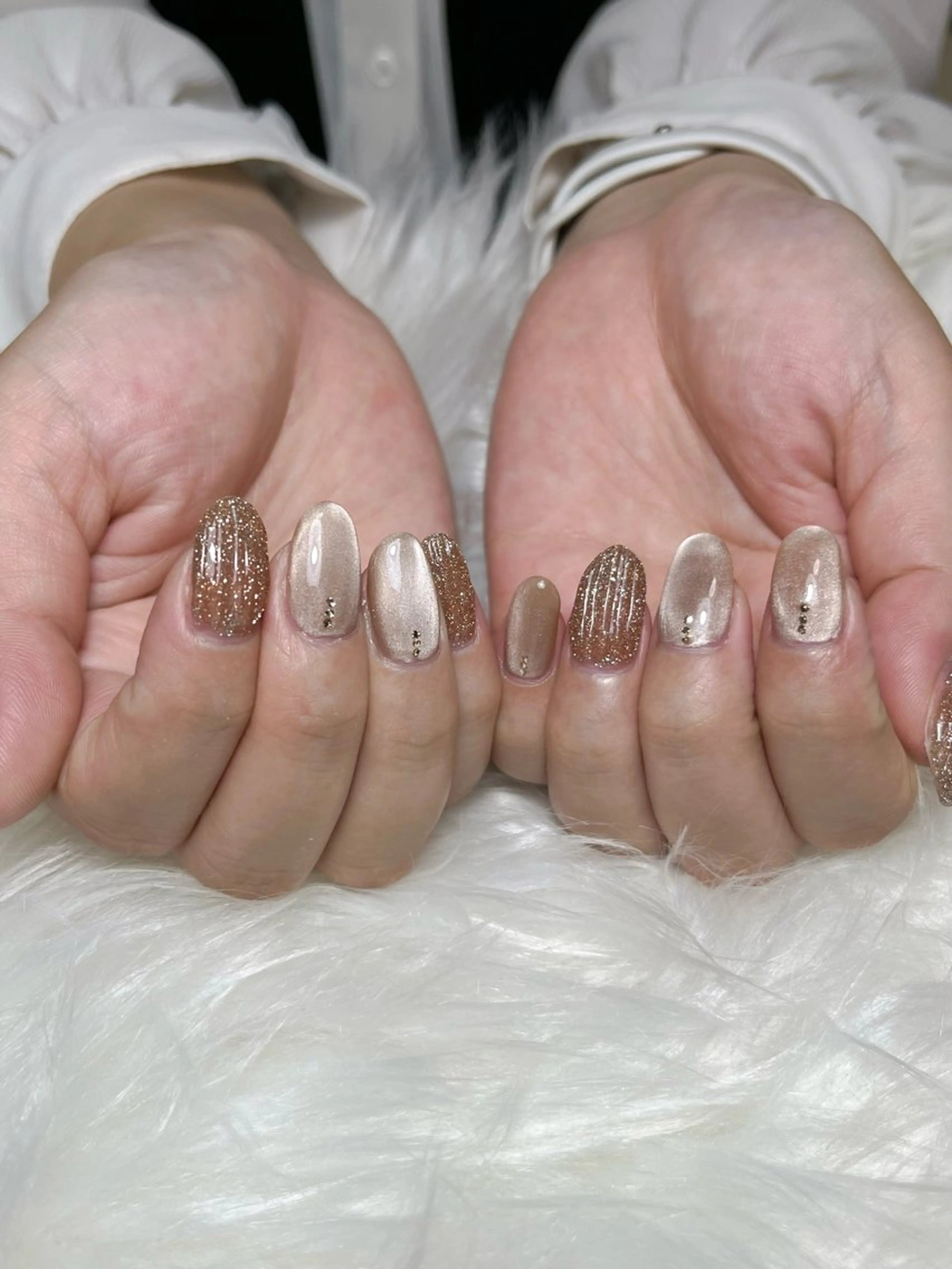 ネイル フラッシュネイル マグネットネイル ハンドネイル nail salon epeのネイルデザイン