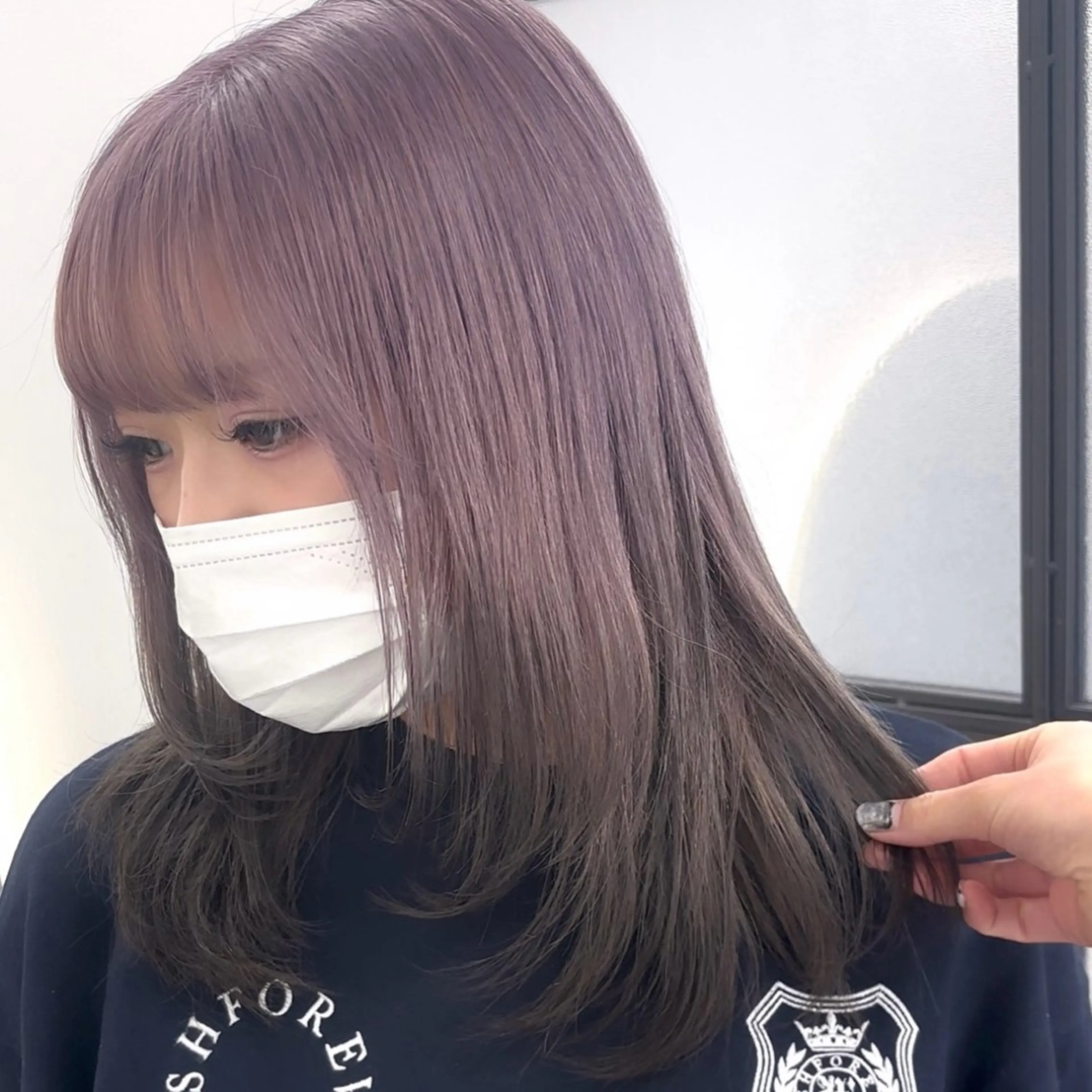 セミロング カラー Ren. 🦋デザインカラーのヘアスタイル