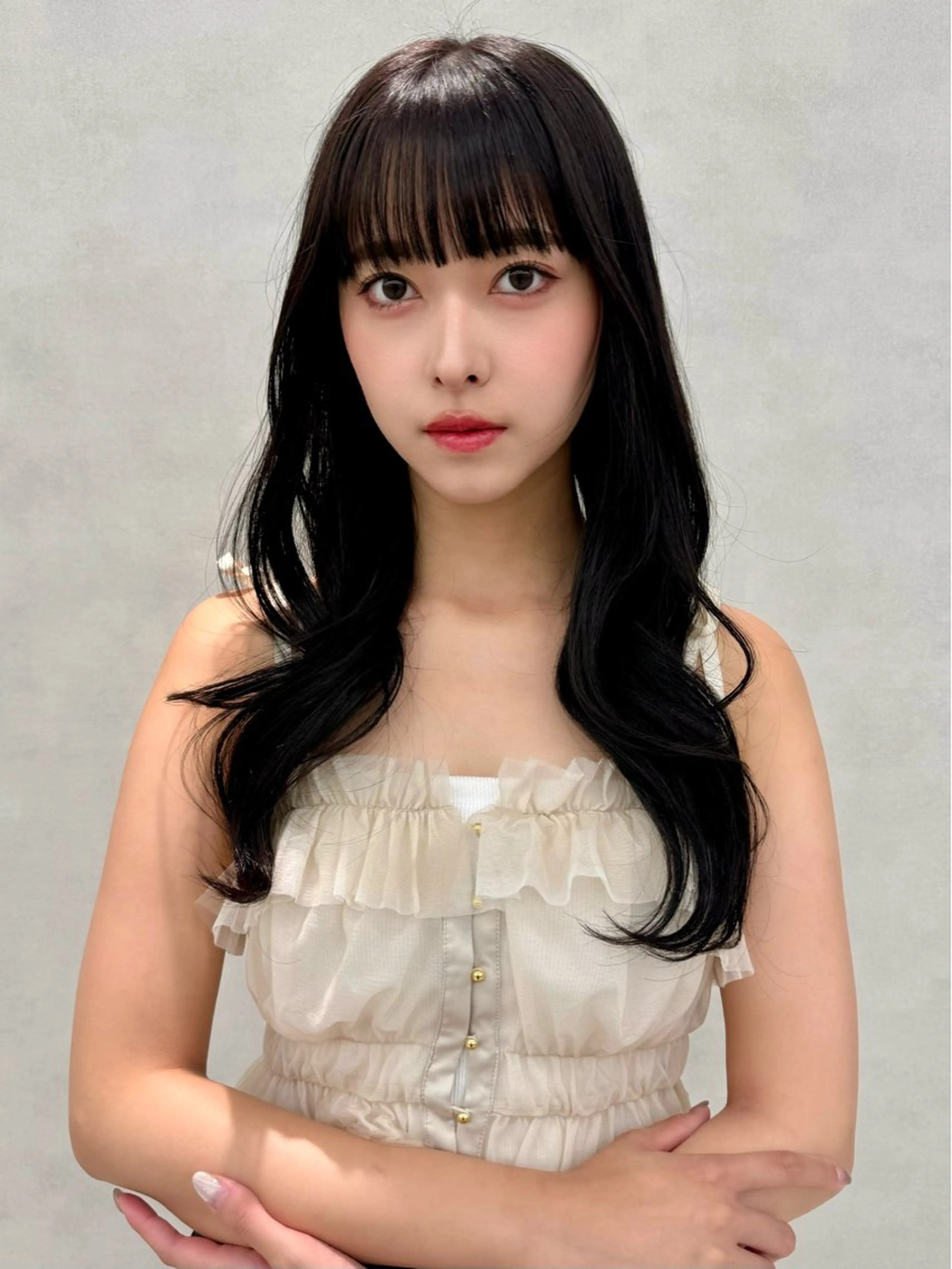 ロング レイヤー/韓国/ 顔周り/しんやのヘアスタイル