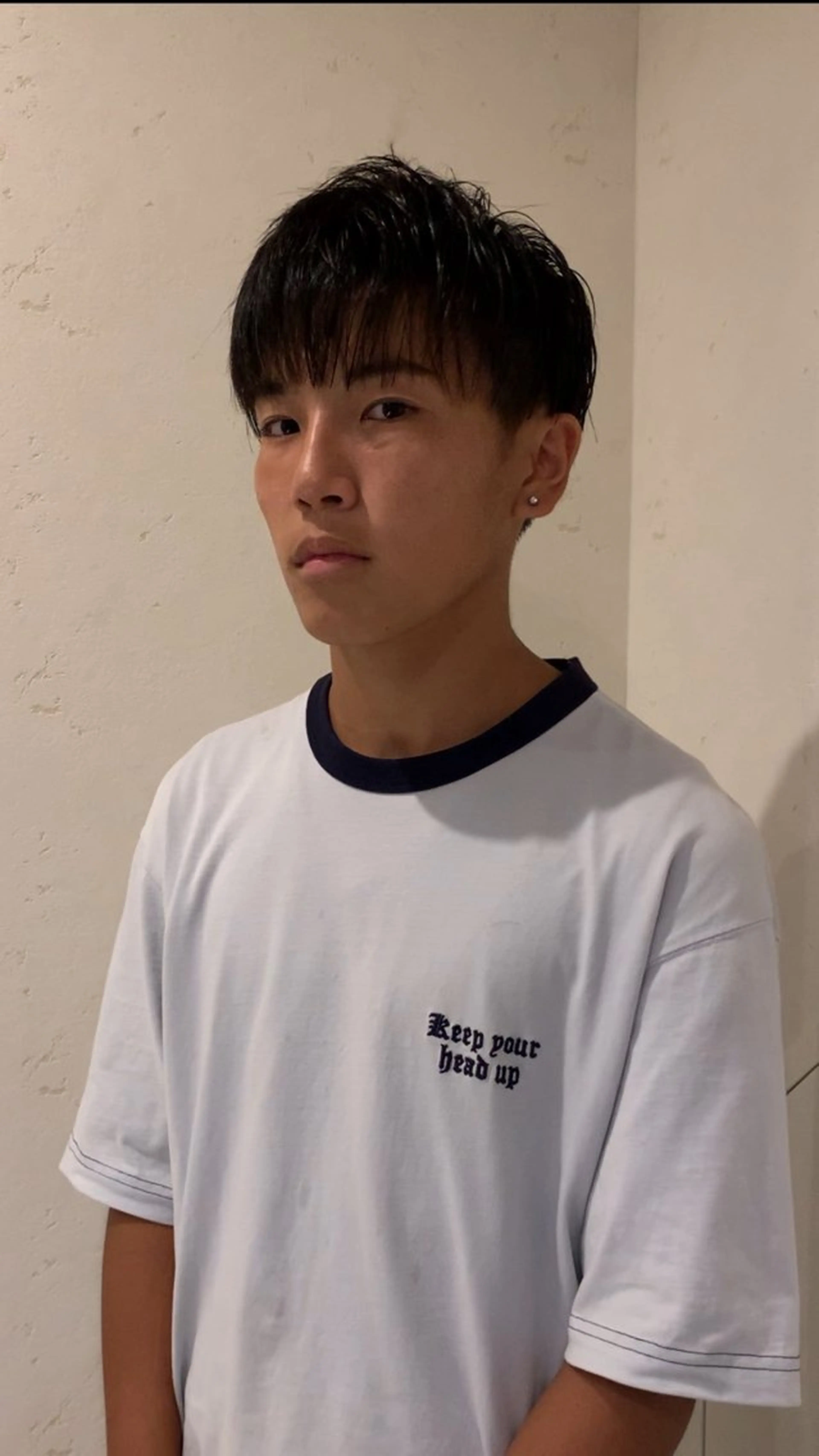 メンズ マッシュ 落合希 Olivebeigeのヘアスタイル