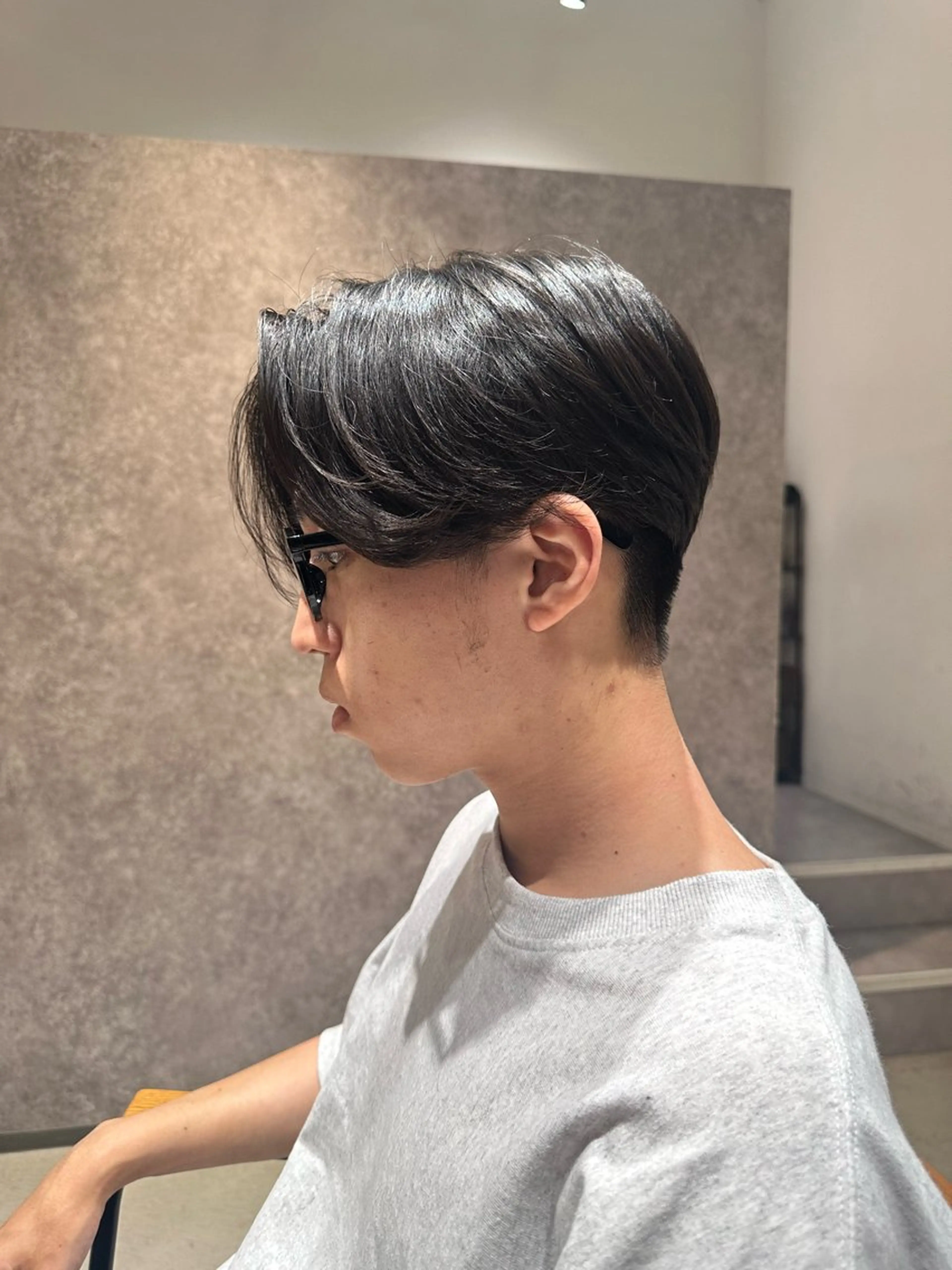 メンズ センターパート メンズ特化美容師/ 廣瀬勇斗のヘアスタイル