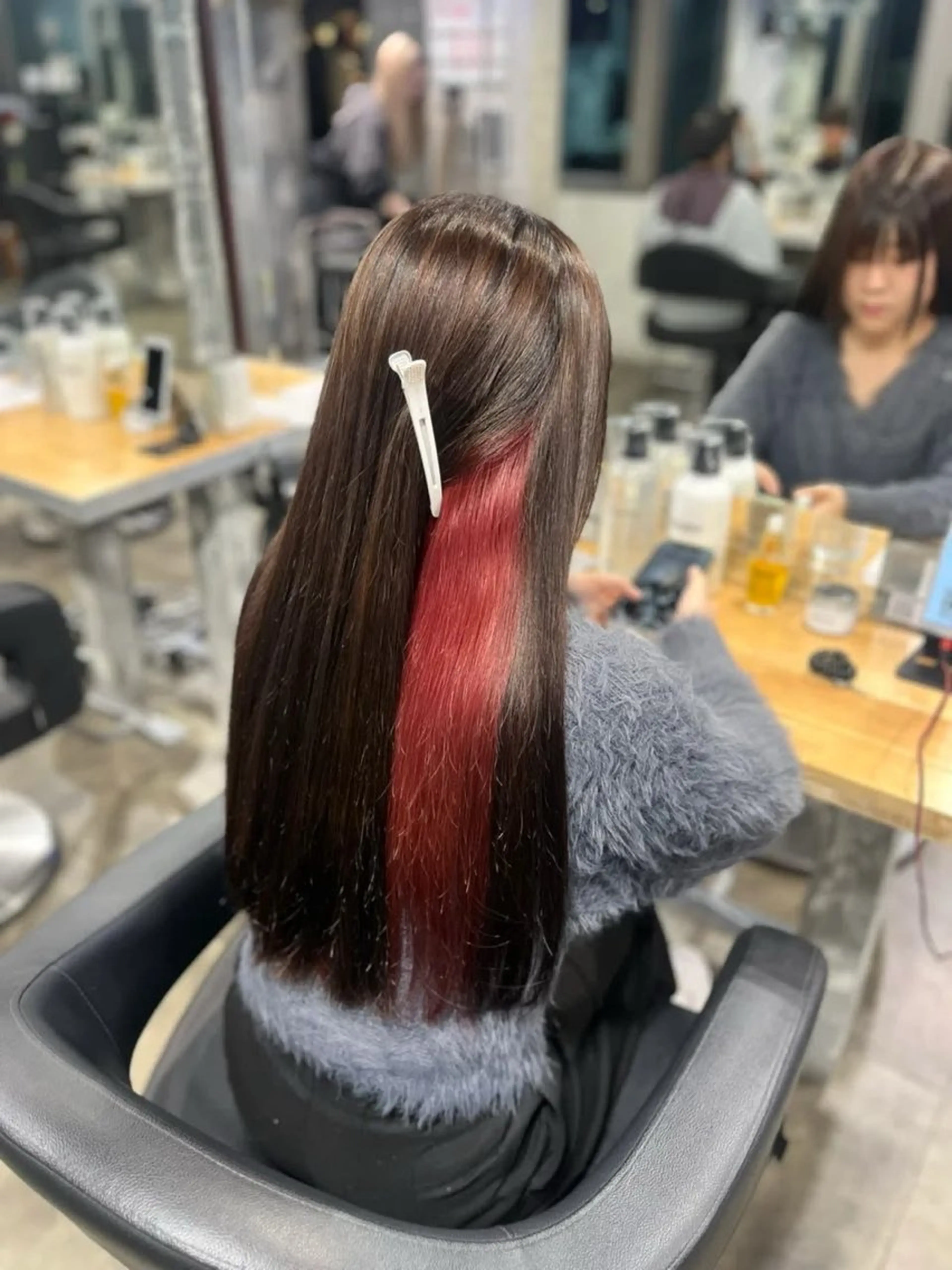 ロング 🍒暖色カラー ✖️髪質改善:みいなのヘアスタイル