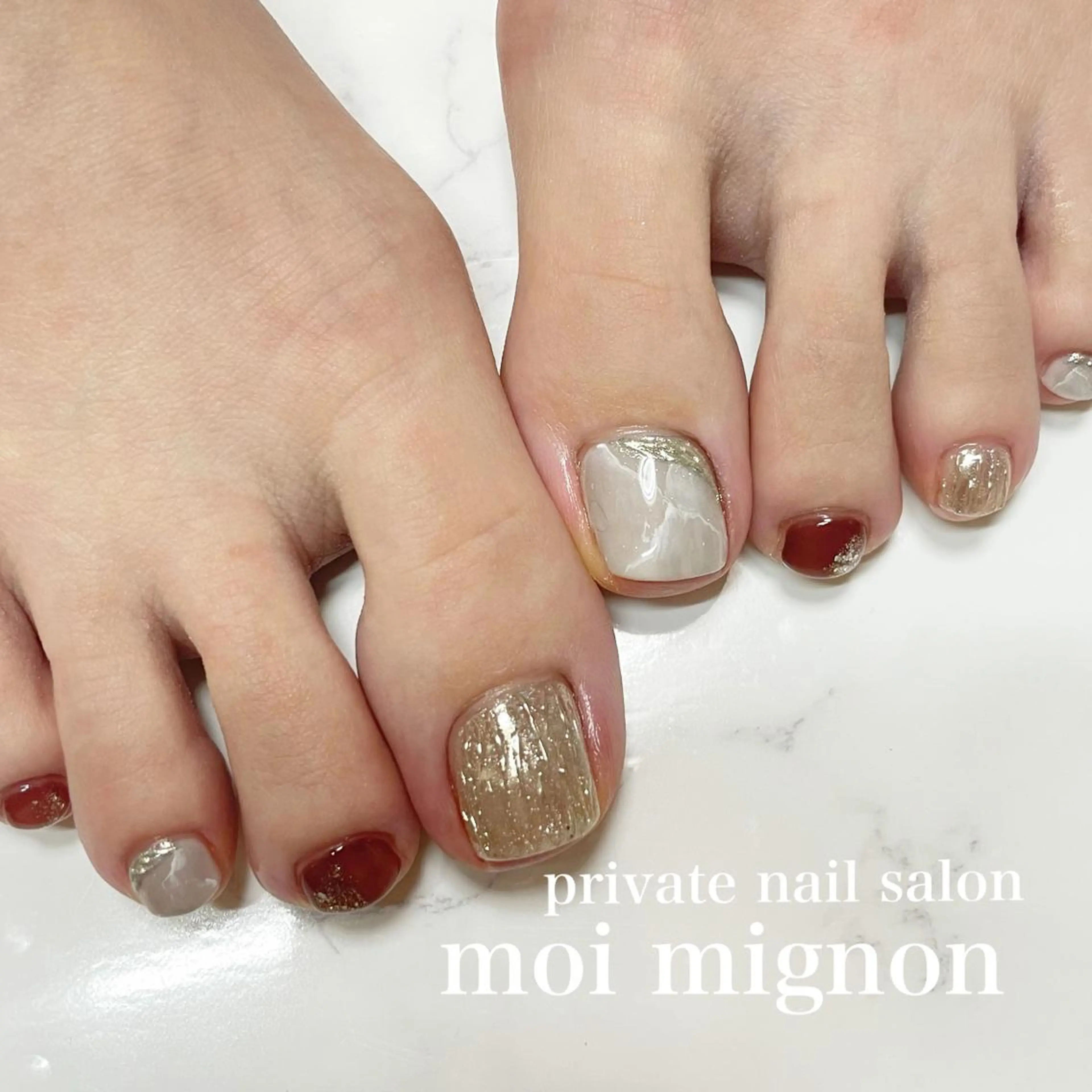 ネイル フットネイル nailist Aki♡のネイルデザイン