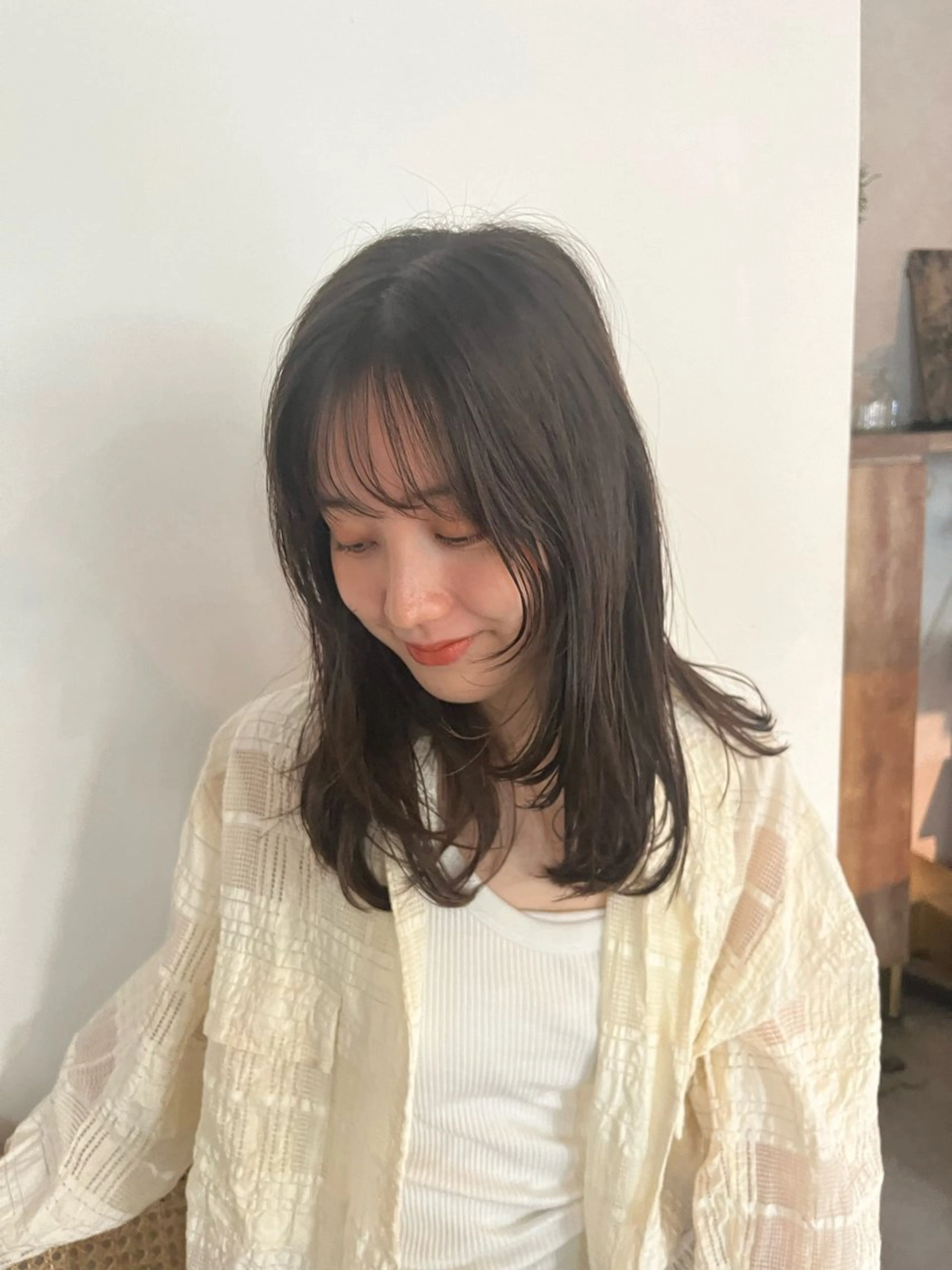 ロング カラー カット ヘアカラー 無料カットモデル募集 ／ueno aiのヘアスタイル