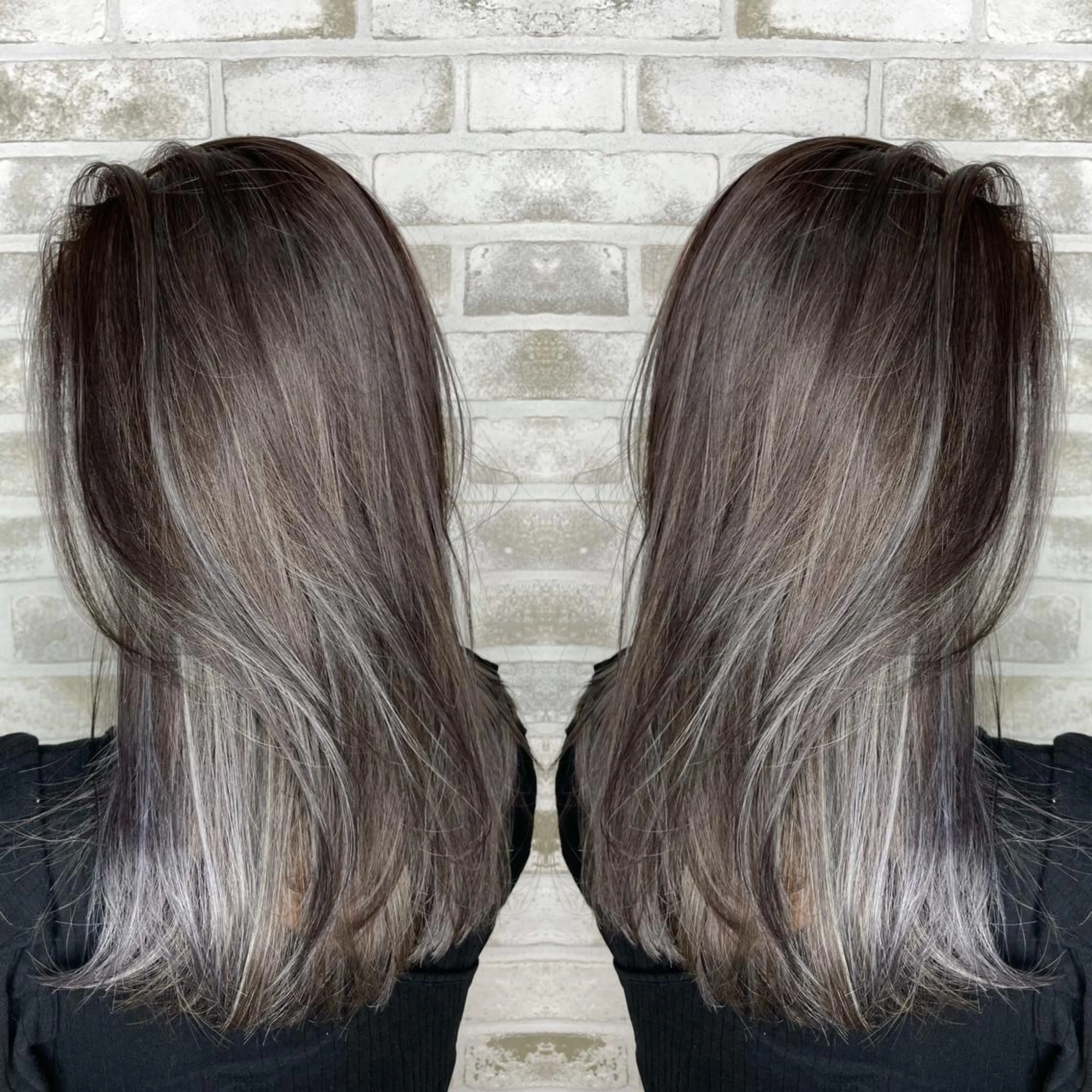 カラー 透明感カラー ヘアカラー トリートメント she2.shinjuku所属・takumi Hのヘアスタイル