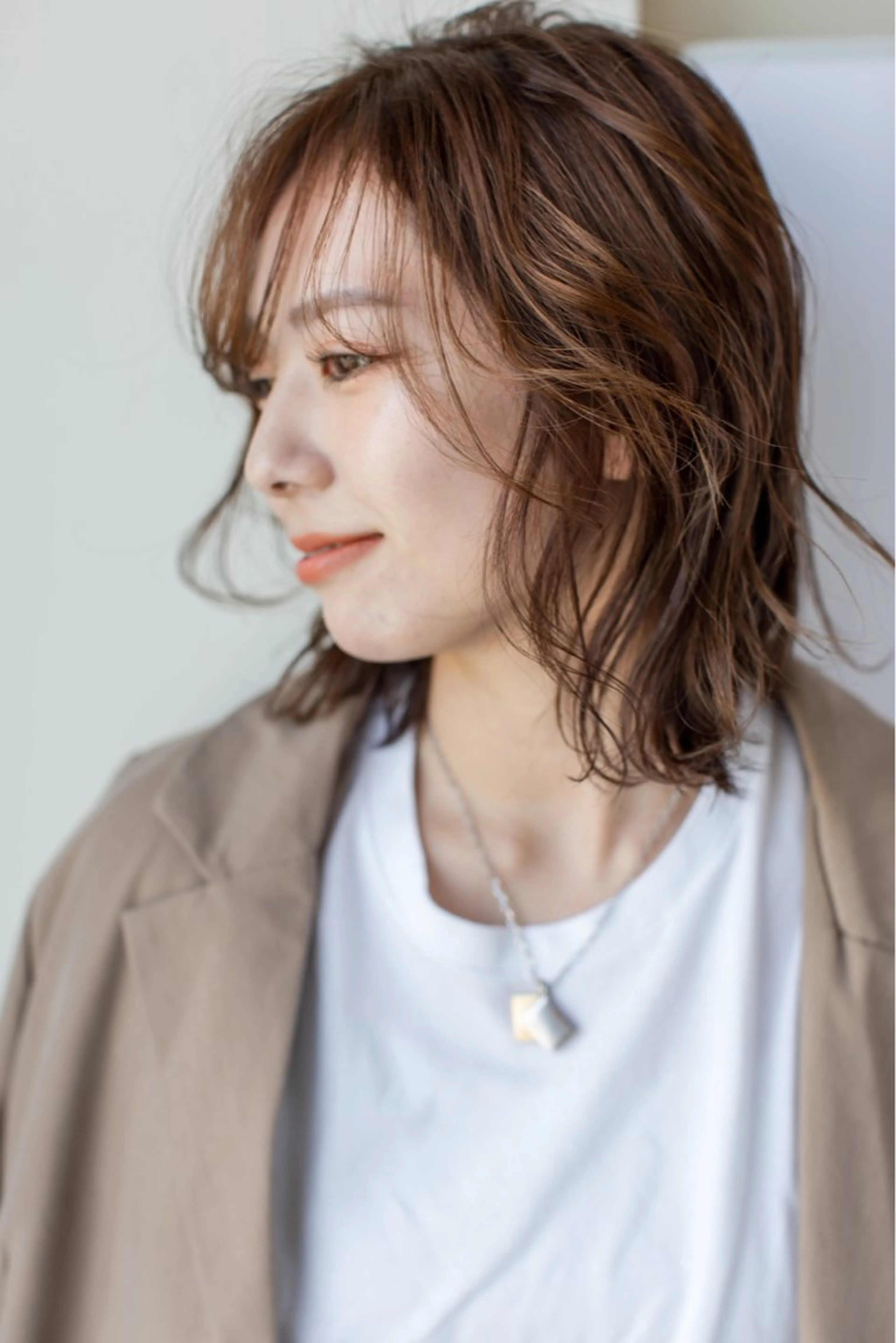 前髪や顔まわりのメンテナンスcut＋コテ巻き仕上げ✨　　　　⚠︎土日祝料金ありの写真