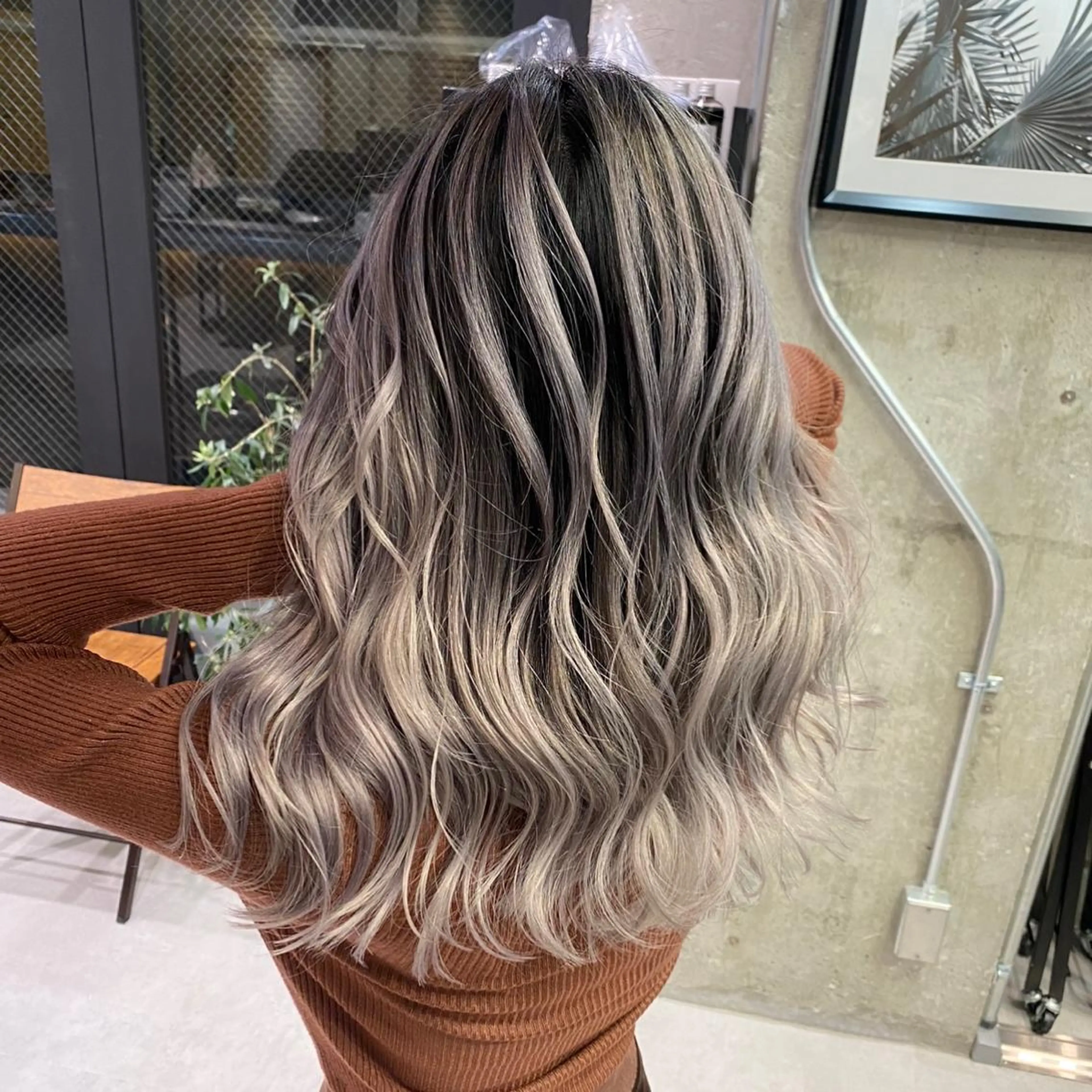 ロング カラー バレイヤージュ デザインカラー ハイライトカラー ハイライト レイヤーカット ヘアカラー 🌈透明感カラー ✨松田龍也🌈のヘアスタイル