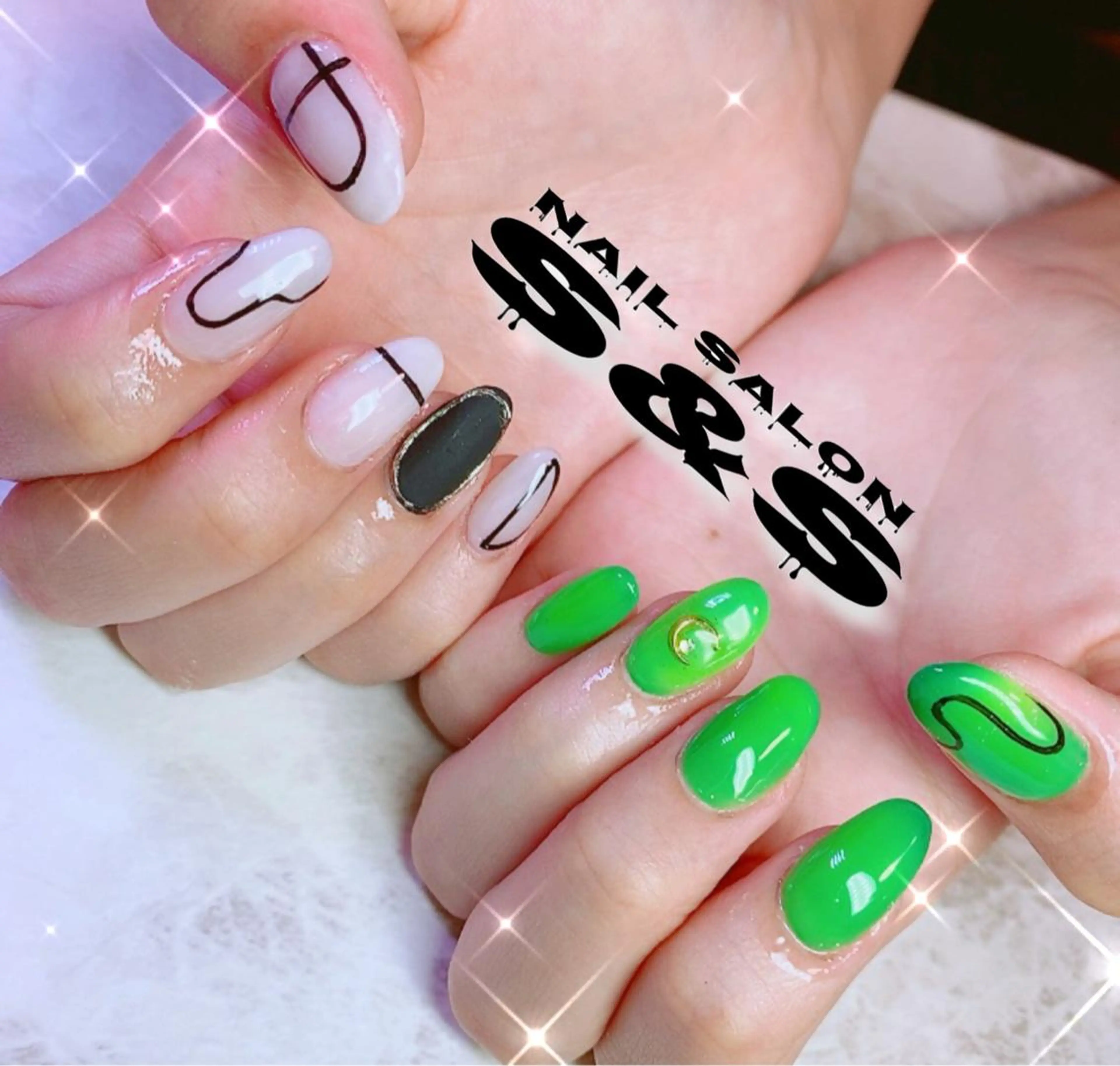 ネイル 長さ出し メンズネイル 持ち込み スカルプネイル S&S 村田小百合のネイルデザイン