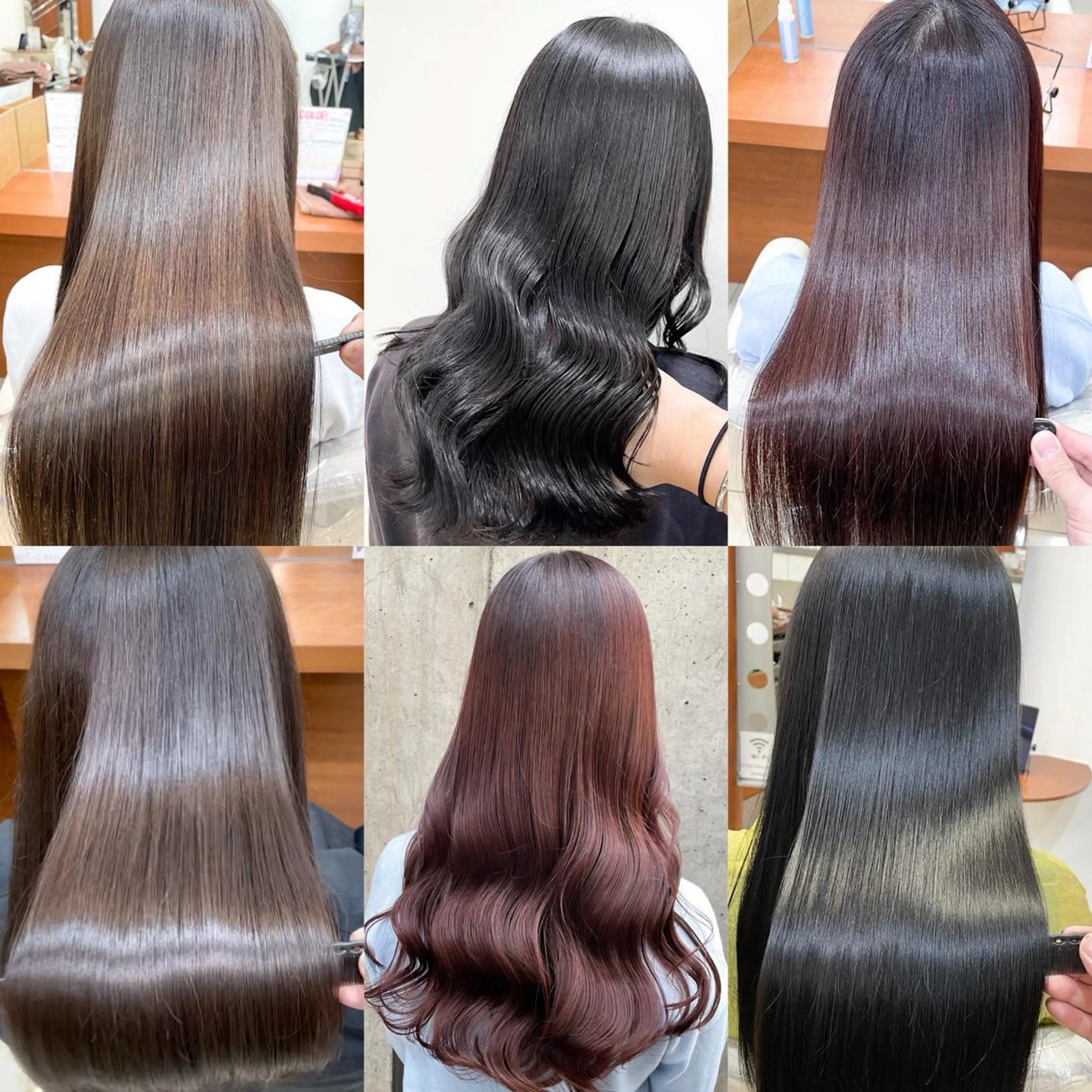 ロング カラー パーマ 縮毛矯正/髪質改善 /韓国風　山川春輝のヘアスタイル