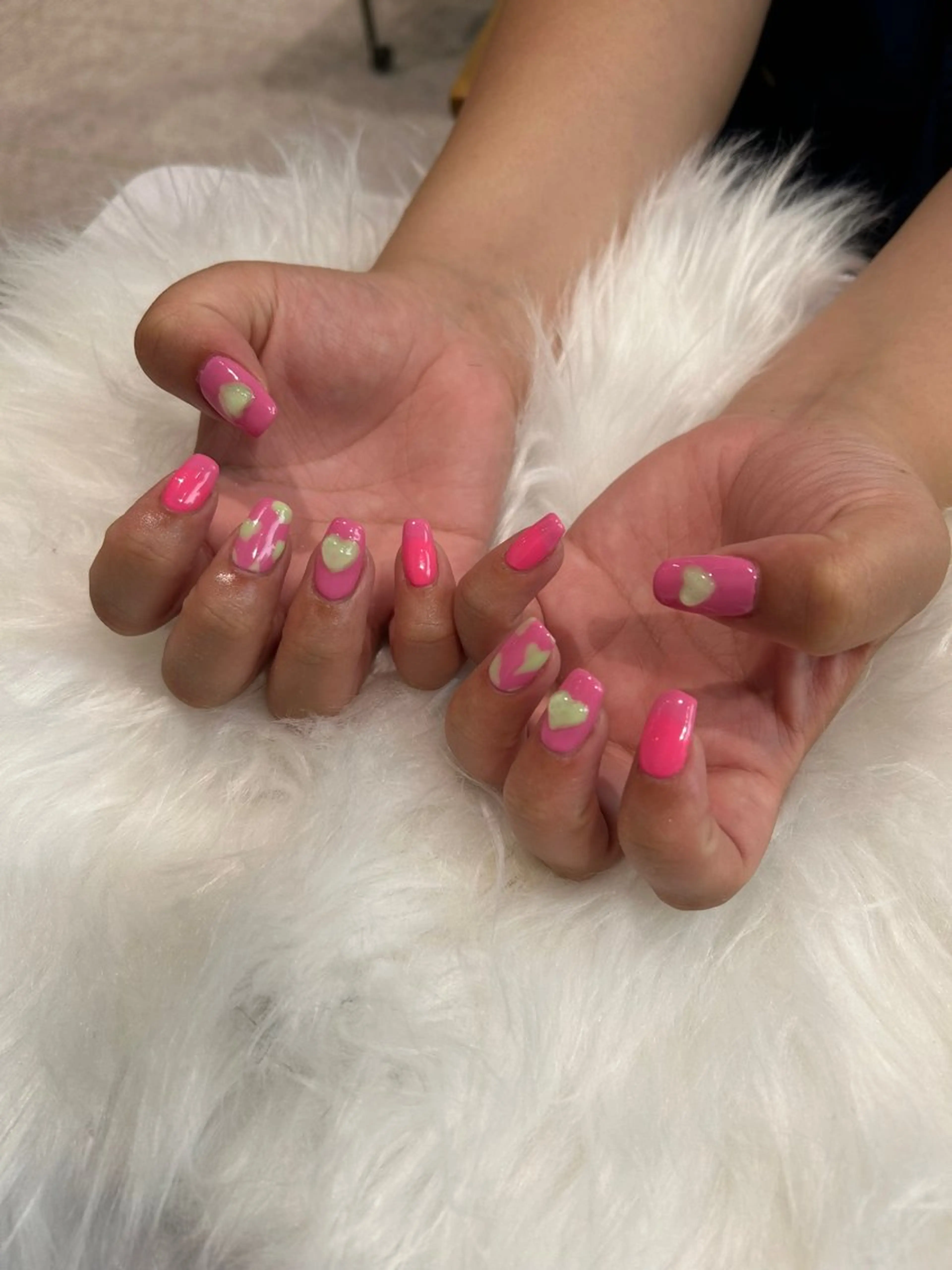 ネイル 成人式 長さ出し 韓国ネイル ショートネイル ハンドネイル ♡ハイトーン★ ネイル/しの♡のヘアスタイル