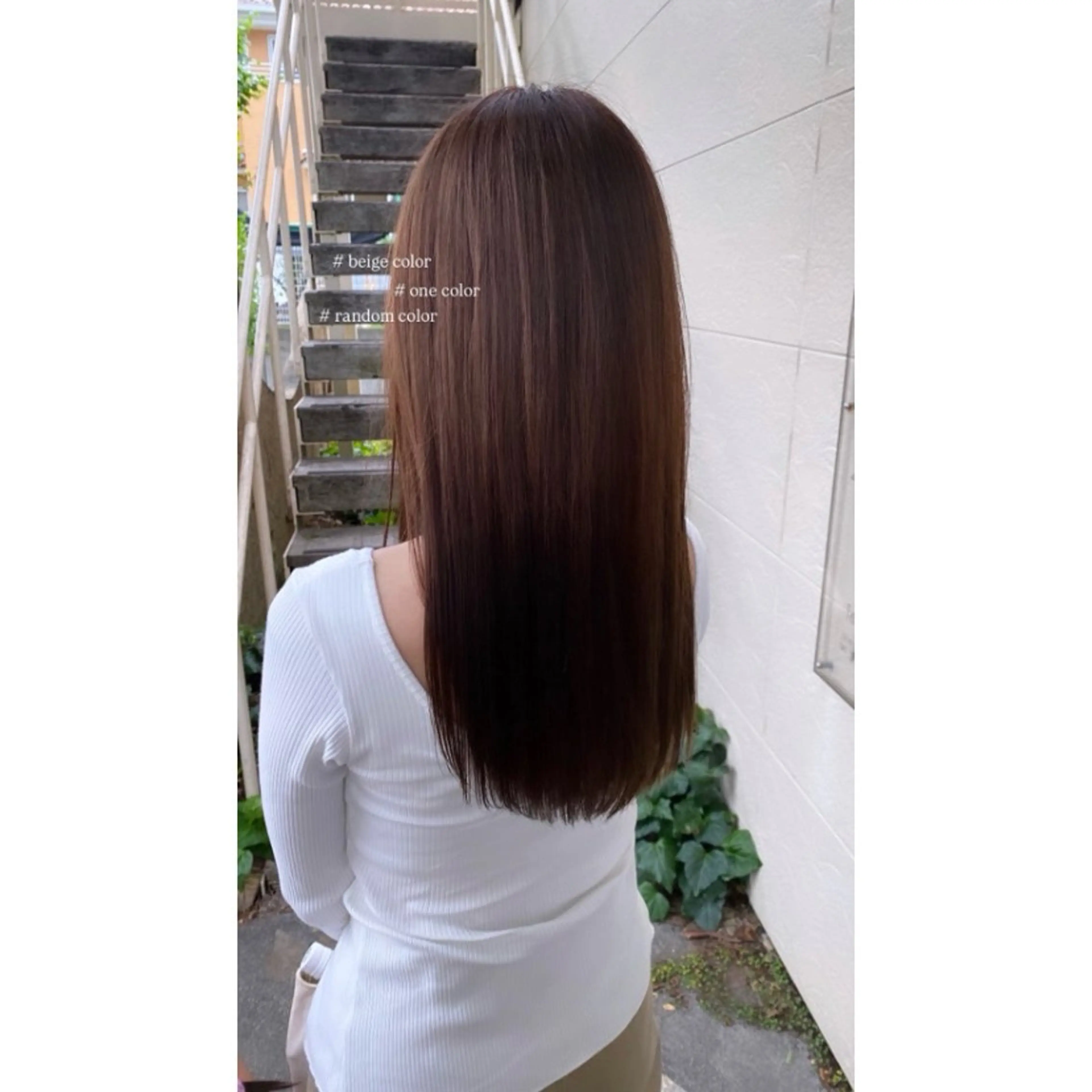 ロング カラー ヘアカラー 艶カラー/縮毛矯正 /豊川/ユキのヘアスタイル