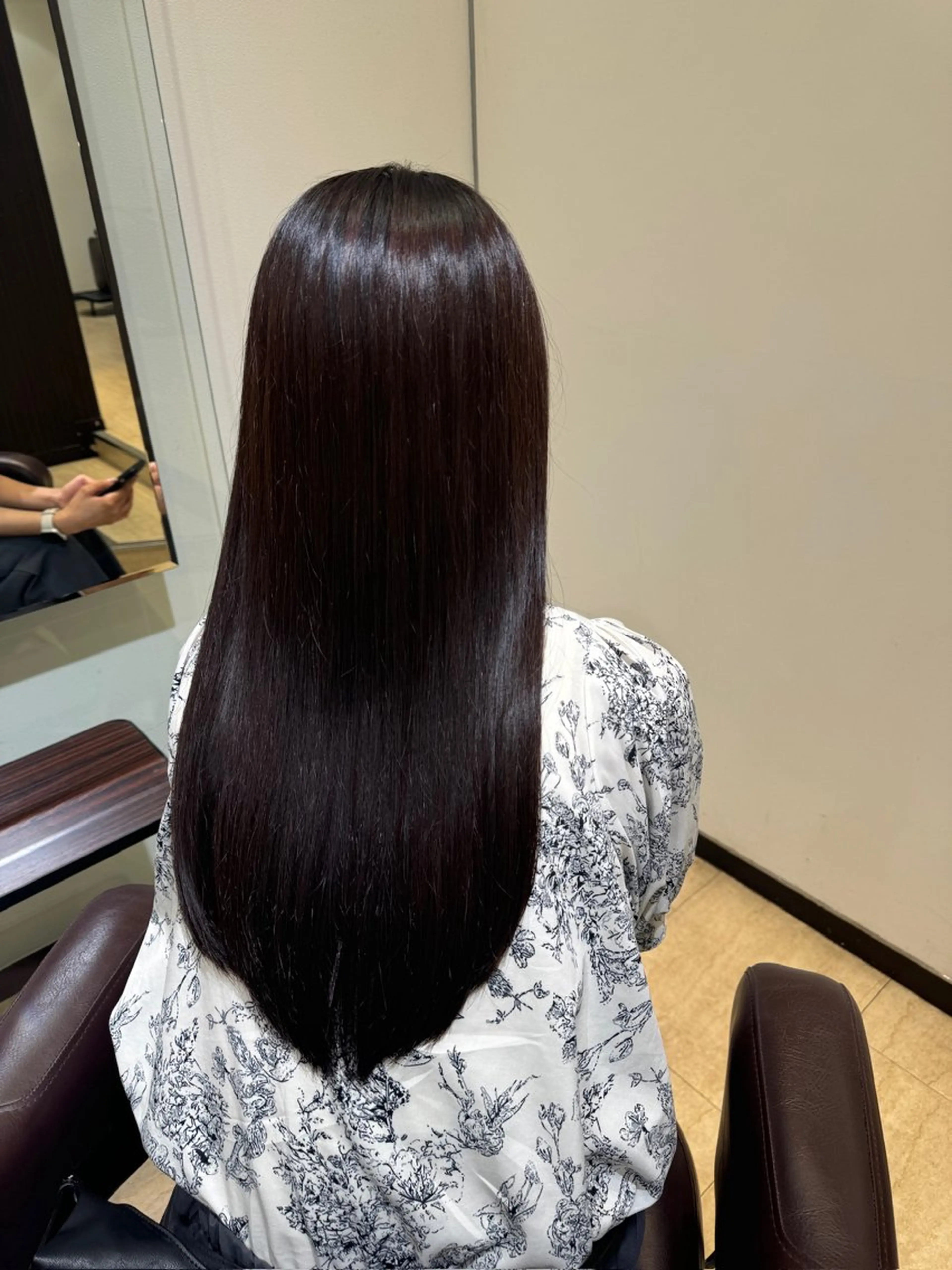 ロング カラー ヘアカラー トリートメント 透明感カラー/ハイト ーン/メイク/umiのヘアスタイル