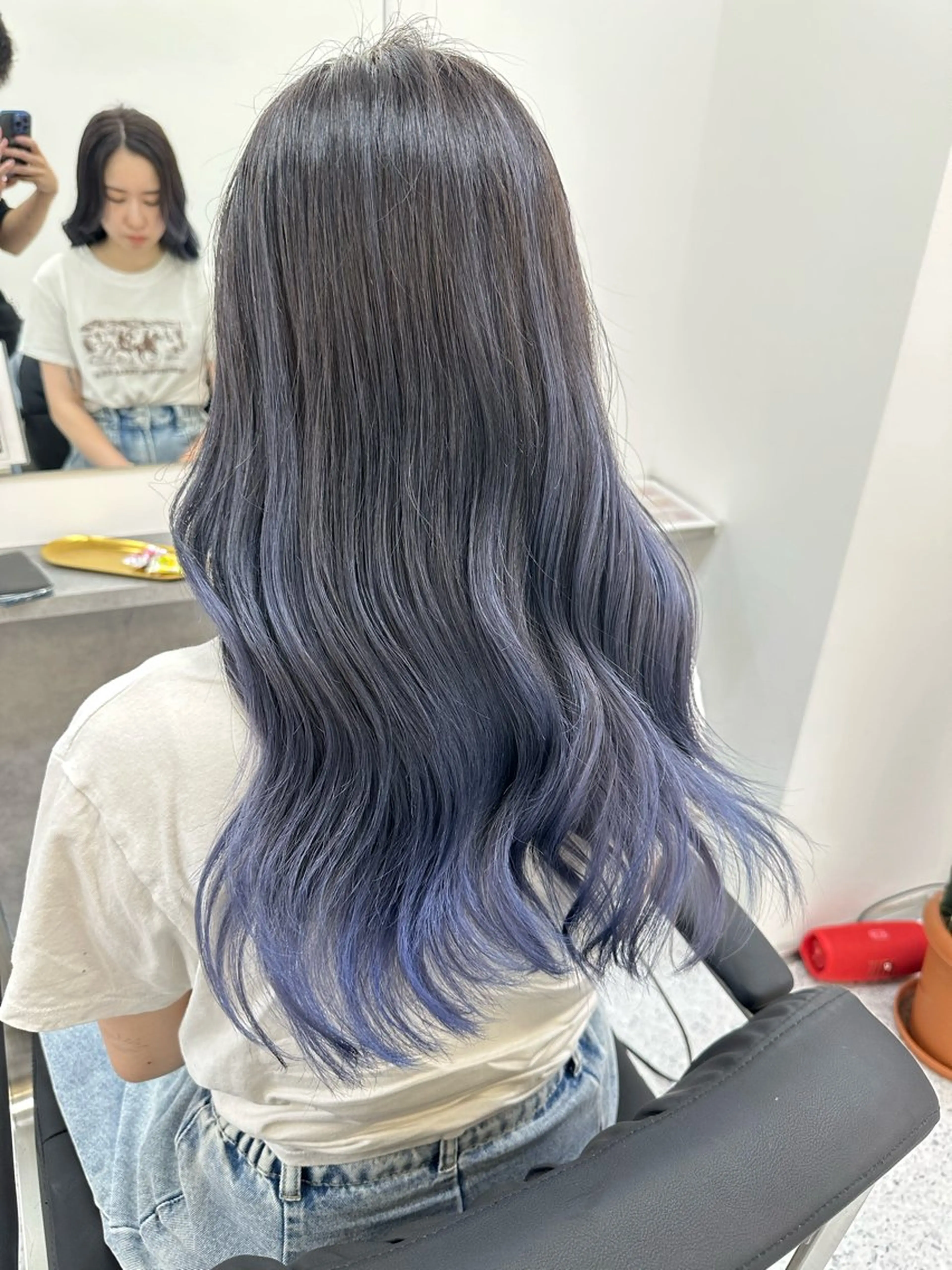 ロング カラー ヘアアレンジ ヘアカラー トリートメント 久米 治仁のヘアスタイル