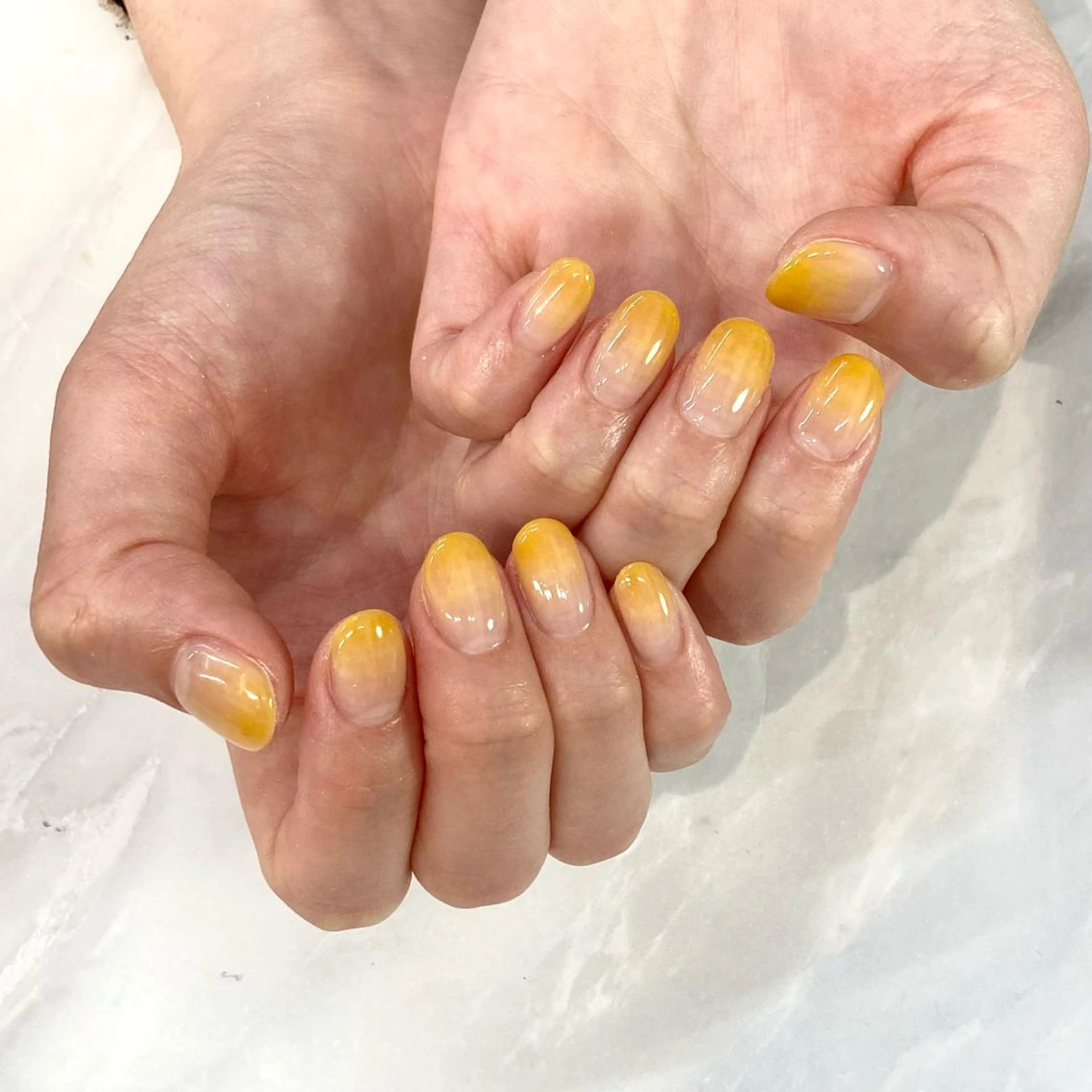 ネイル 黄色 KODA308 Saoriのネイルデザイン