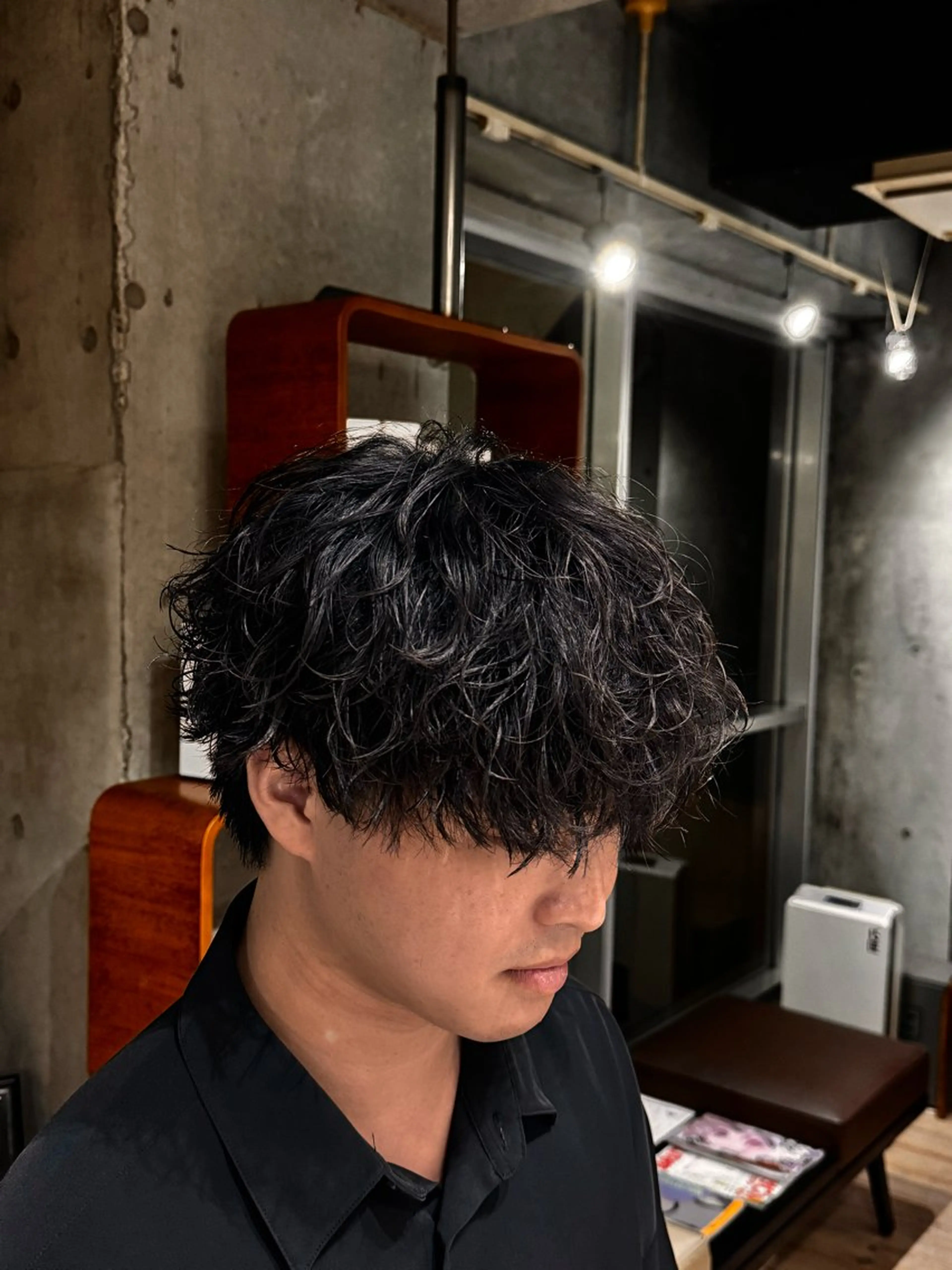 パーマ メンズ メンズパーマ 波巻きパーマ カット パーマ fifth札幌 堀内新史のヘアスタイル