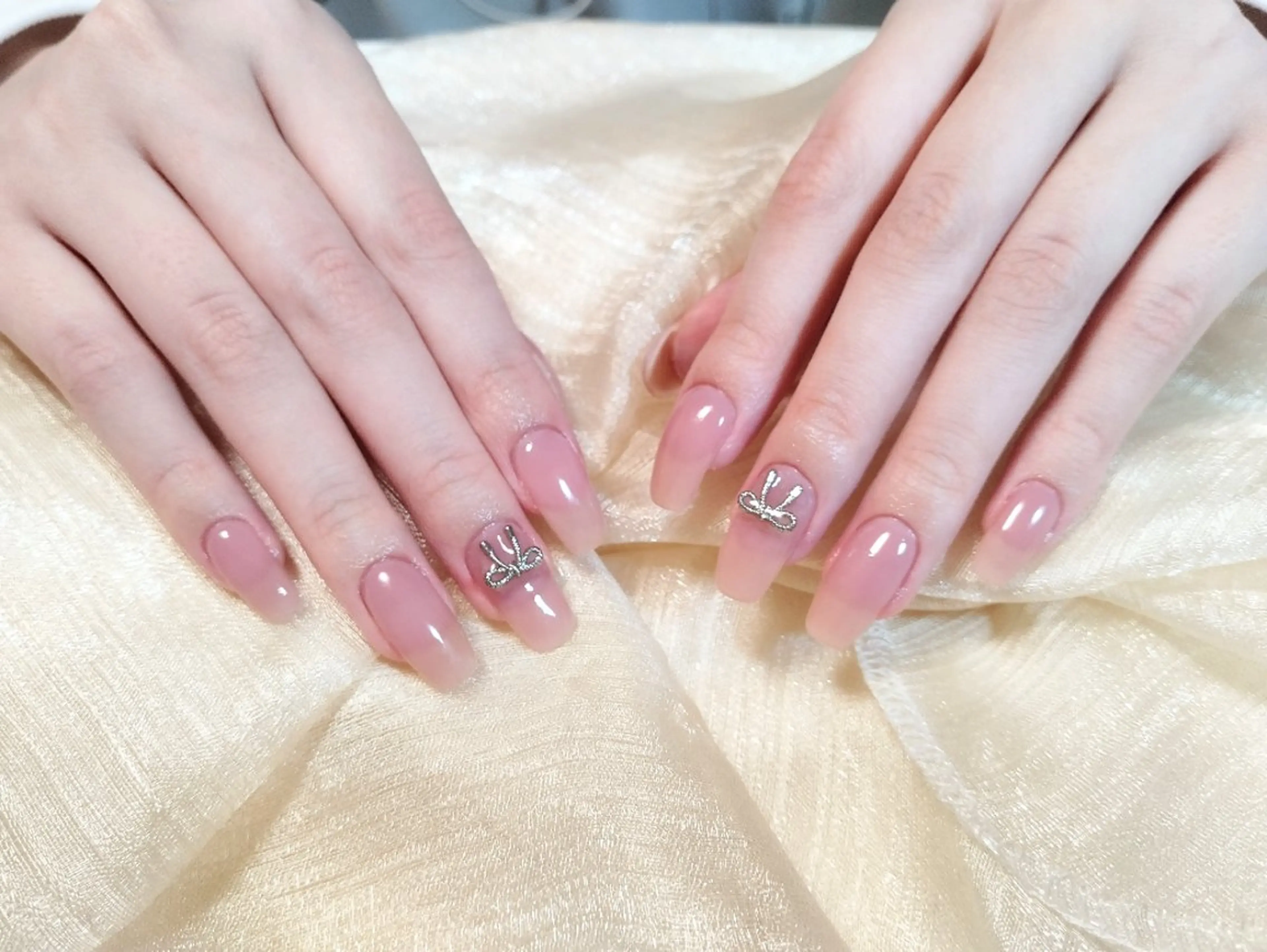 ネイル ピンク 春ネイル ハンドネイル ハンドケア ＤI'A ネイルサロンのネイルデザイン