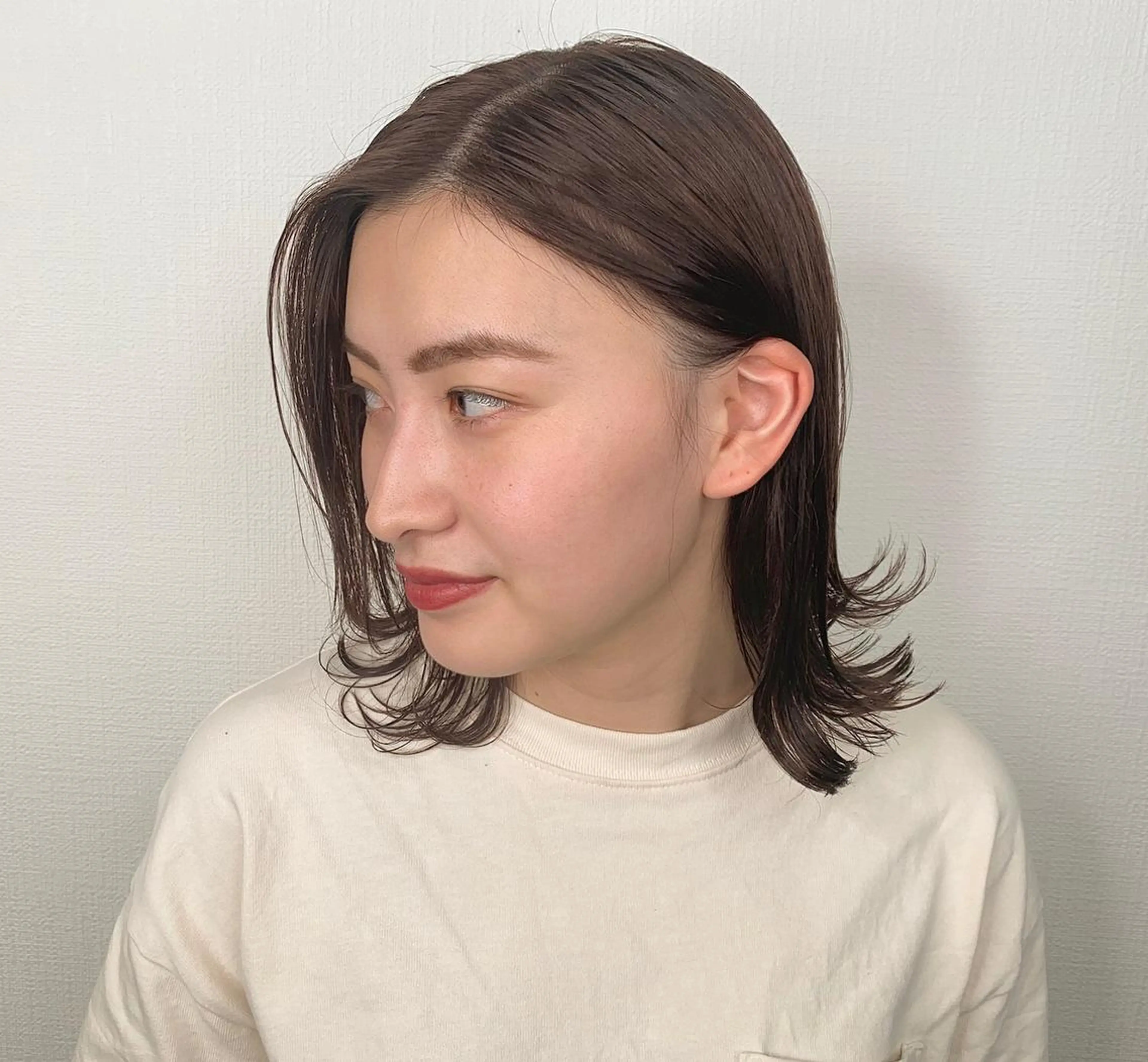 ミディアム 袴田 伊代のヘアスタイル