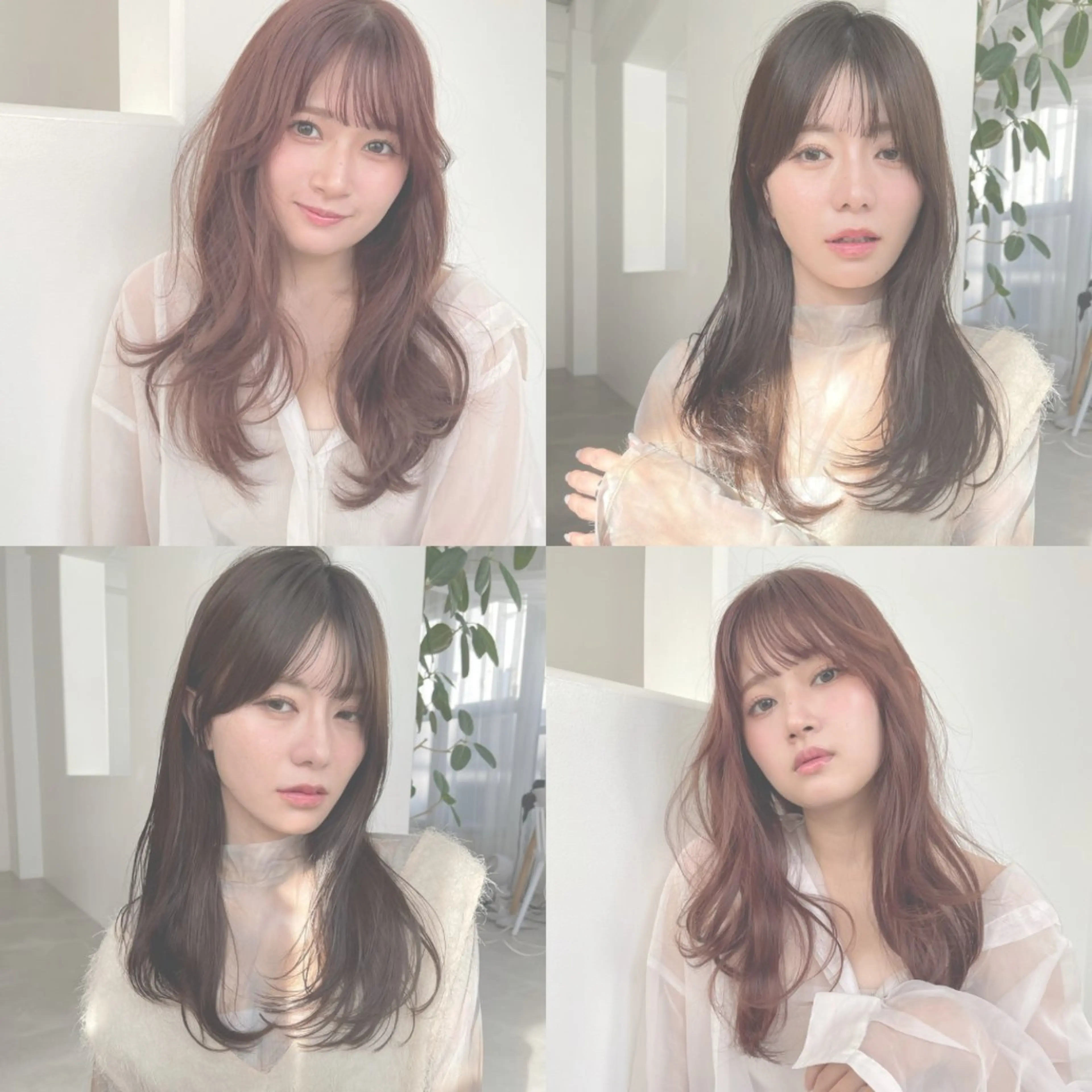 セミロング カラー カット ヘアカラー トリートメント charm《銀座》 ヘアセット/縮毛矯正のヘアスタイル