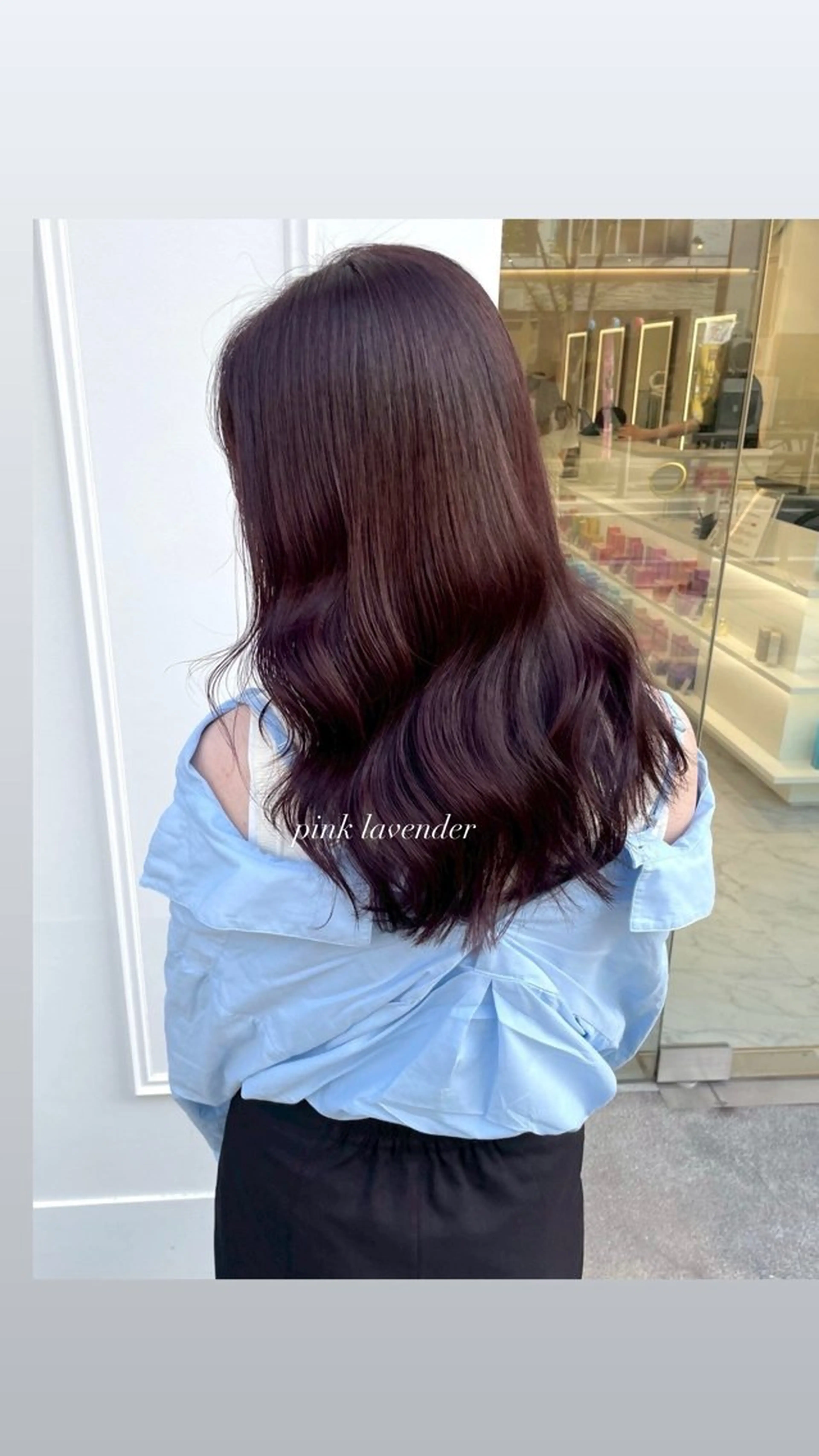 ロング ヘアカラー ParveMix 宮﨑 梨里のヘアスタイル