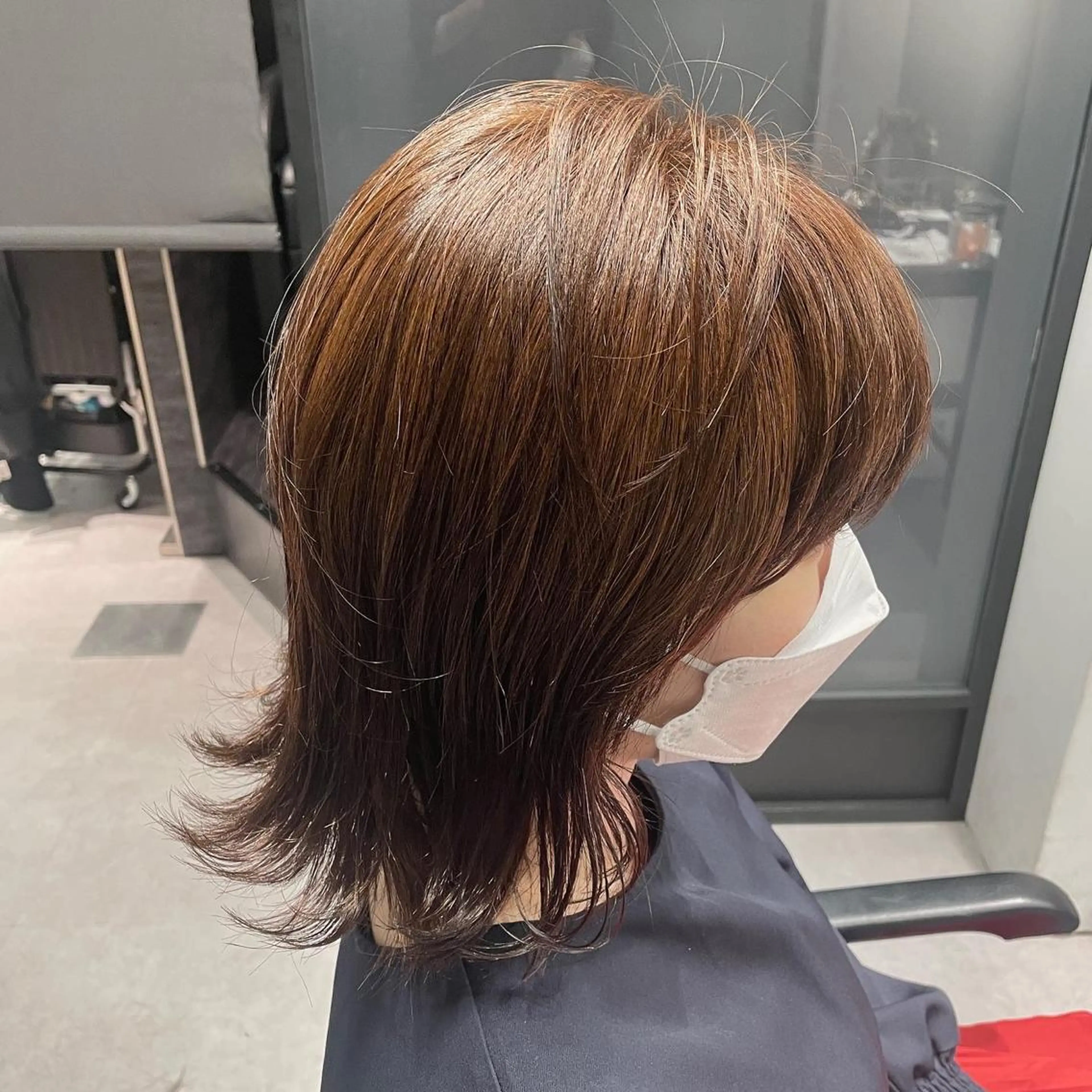 ミディアム カラー ハイライトカラー ハイライト DX SHARE SALON所属・matka白髪ぼかし 大人ヘア/KEIKOのヘアスタイル