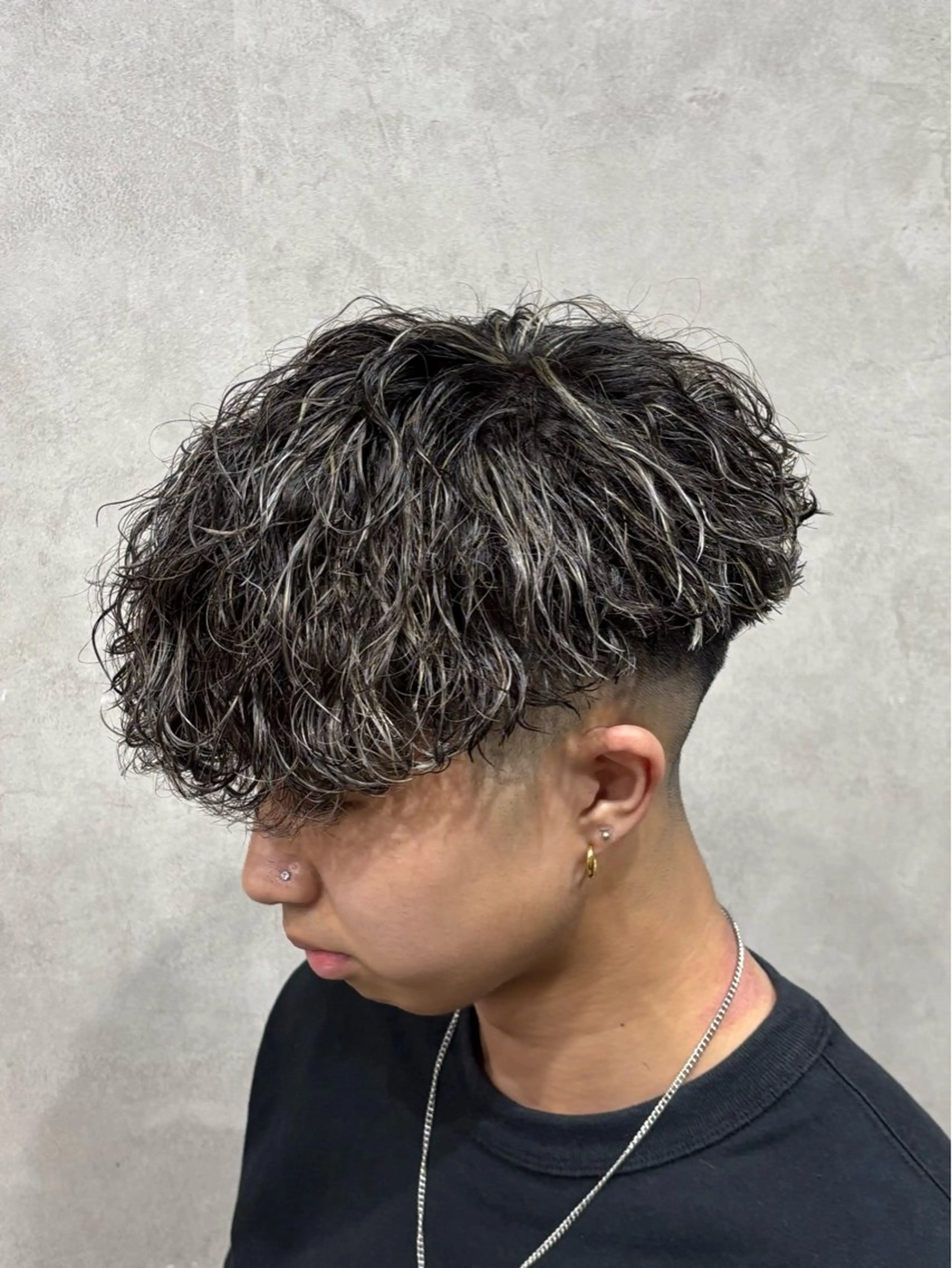 カラー パーマ メンズ カット パーマ トリートメント EDEN店長／ 短髪／パーマ職人🔥のヘアスタイル