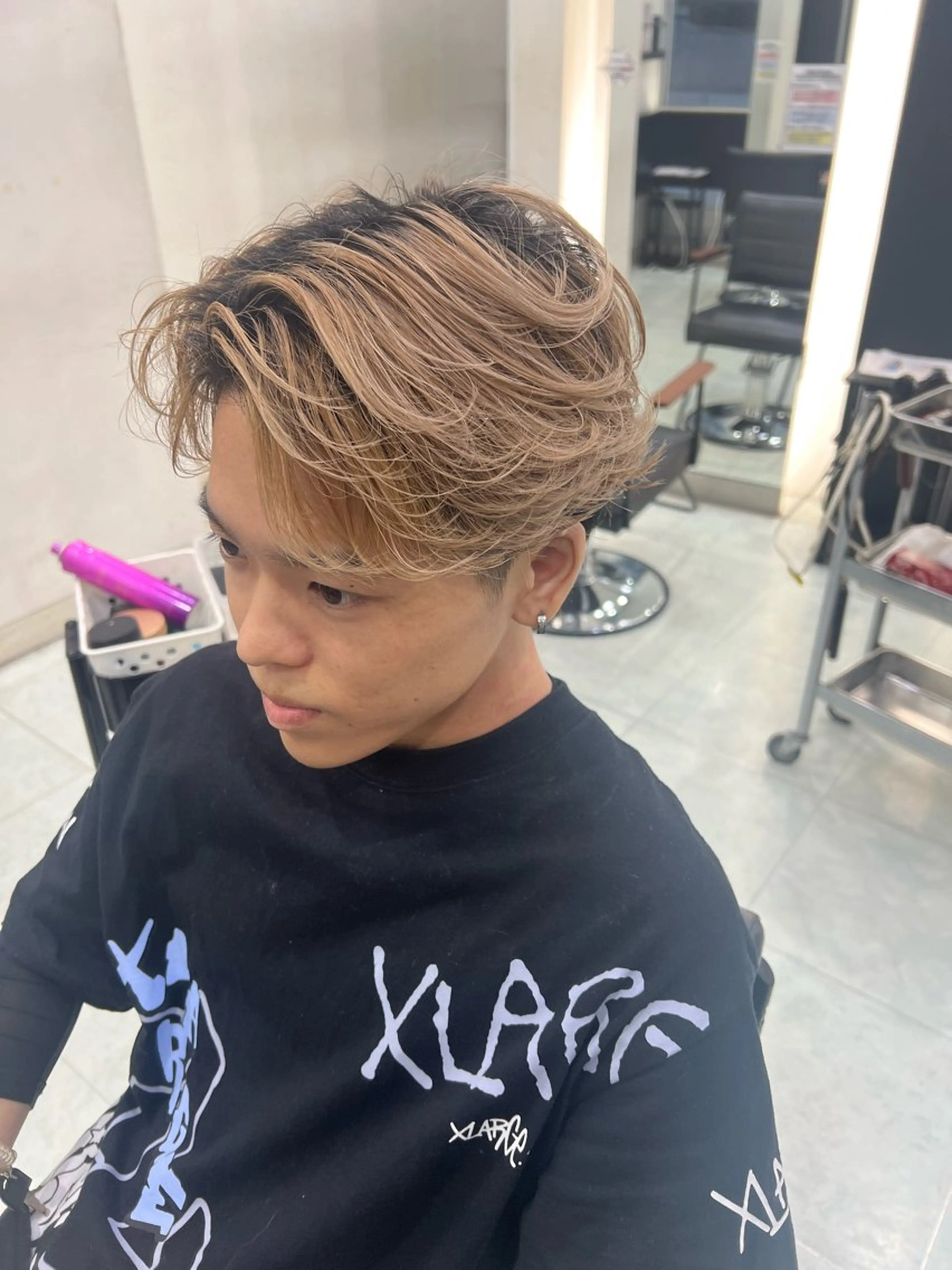 メンズ センターパート メンズ韓国風 NEXT静岡所属・メンズカット/ 静岡メンズ/ひよりのヘアスタイル