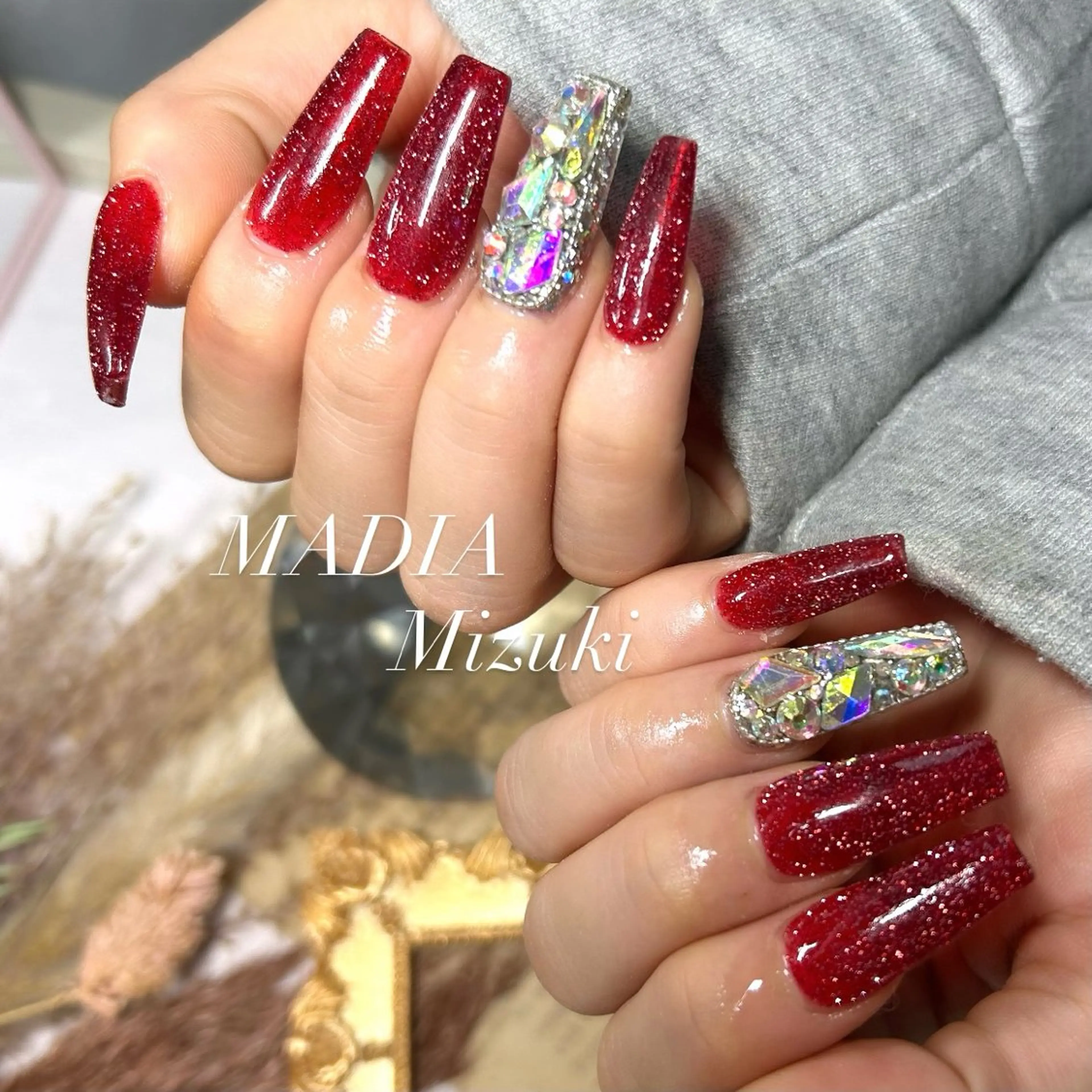 ネイル スカルプネイル Nailsalon MADIA所属・石塚 みずきのネイルデザイン