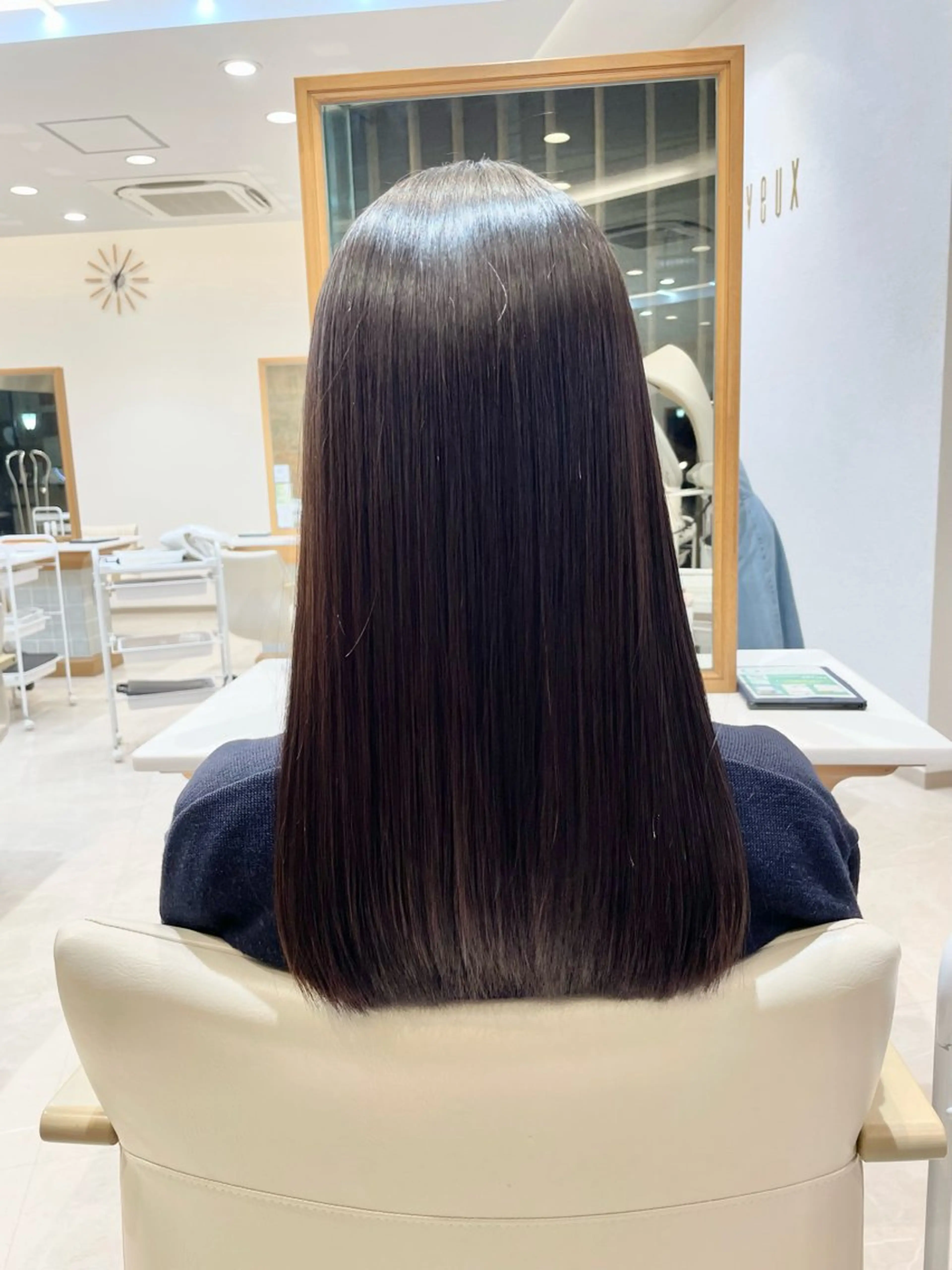 ロング 髪質改善 カット 縮毛矯正 ヘッドスパ／透明感 カラー伊藤 千尋のヘアスタイル