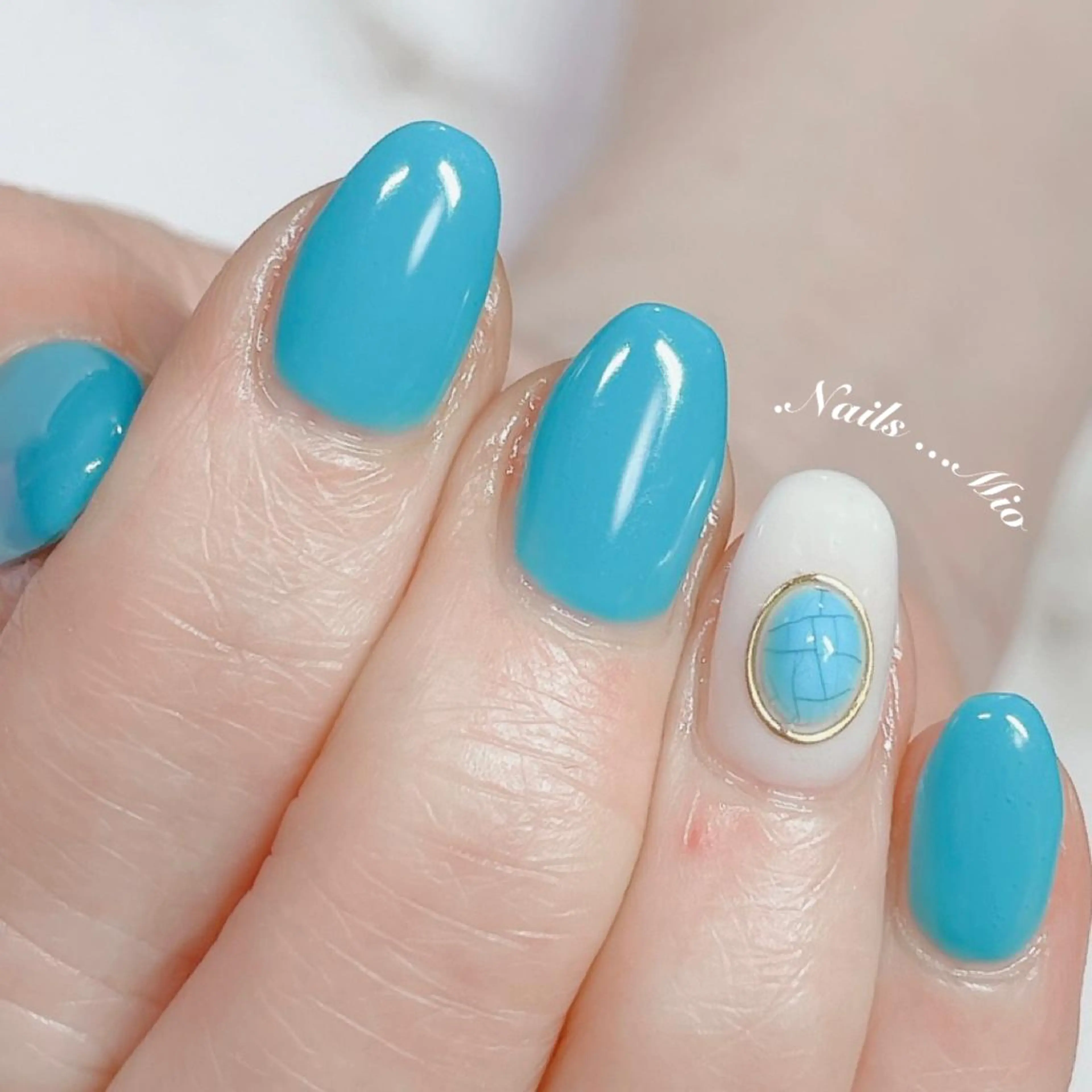 ネイル ジェルネイル ワンカラーネイル .Nails Mio 赤羽西ネイルサロンのネイルデザイン