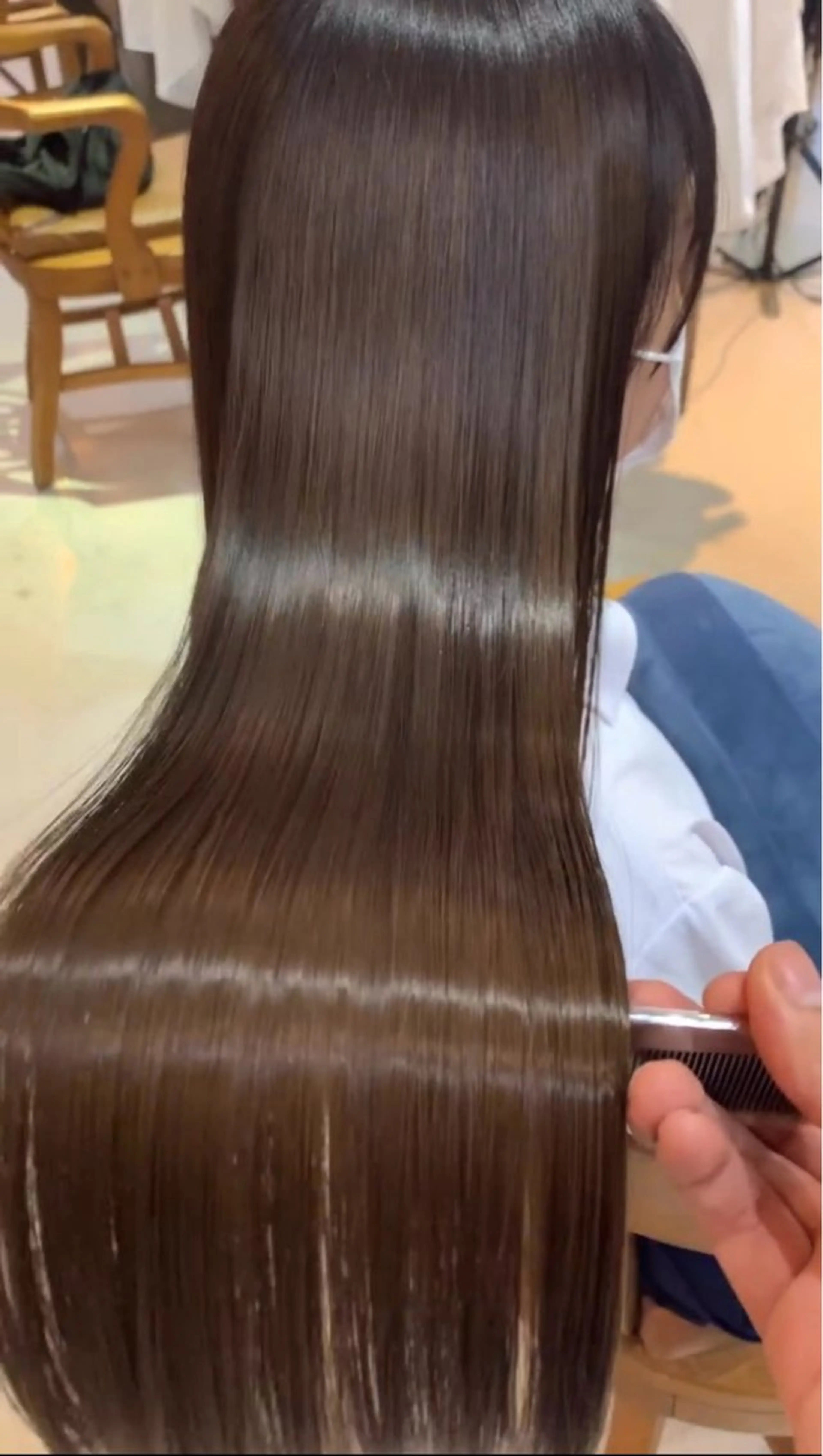 セミロング カラー パーマ ヘアアレンジ 髪質改善 BUENAVISTA/北谷所属・TAIKI 【髪質改善】🪞のヘアスタイル