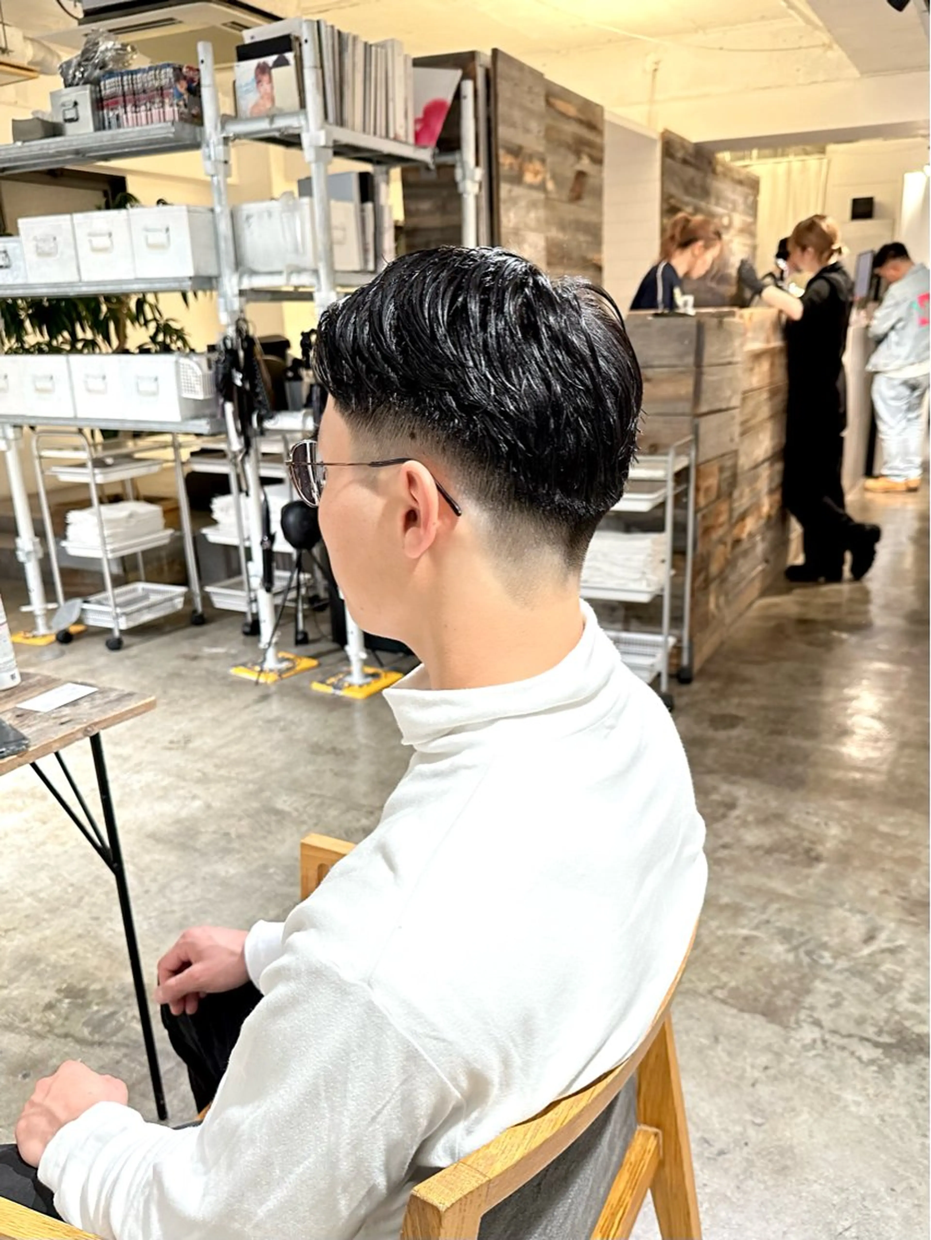 メンズ フェードカット メンズパーマ カット パーマ トリートメント 骨格補正施術/メンズ 専門美容師/YUYAのヘアスタイル