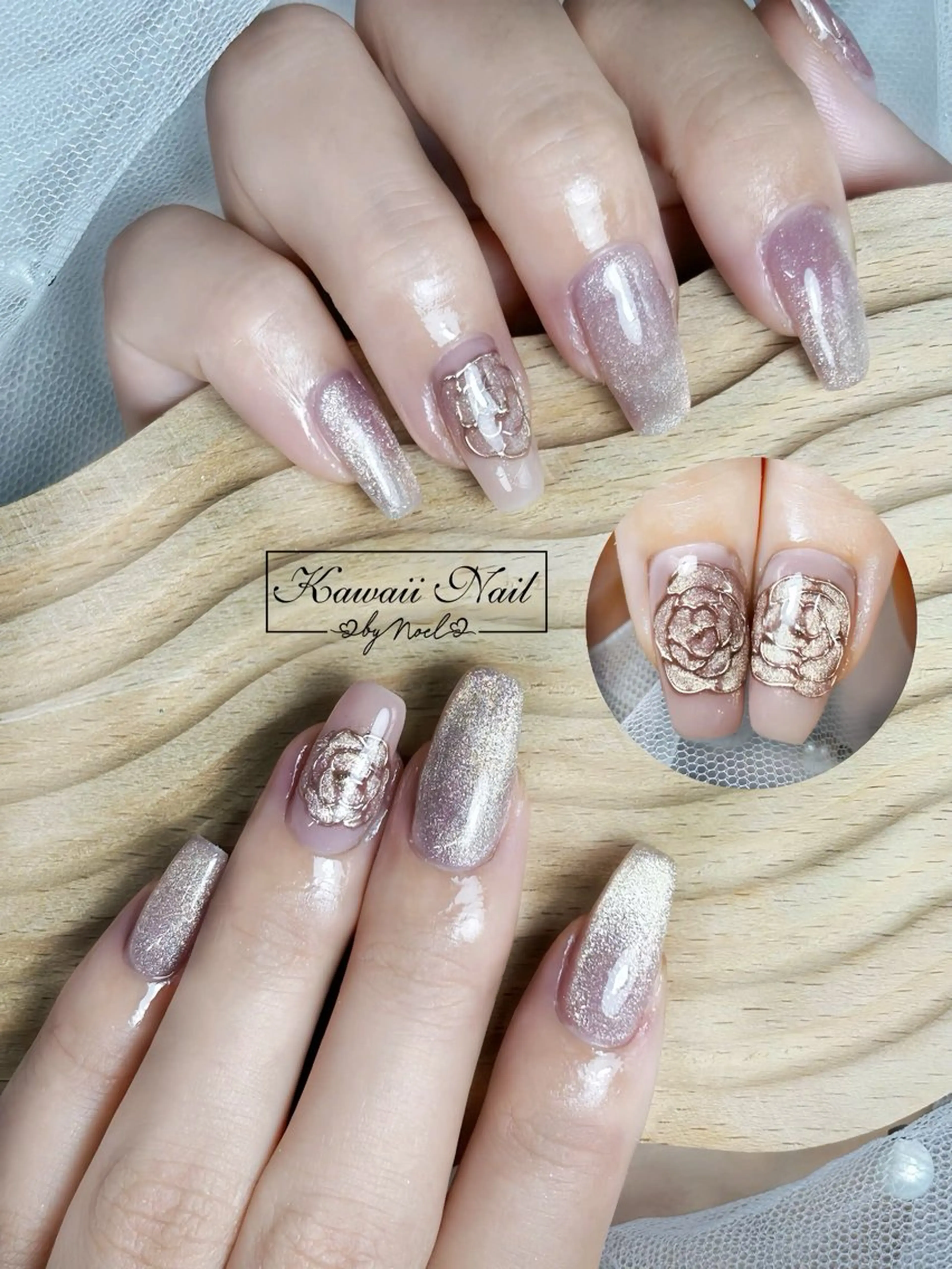 ネイル アートネイル フットネイル フレンチネイル ジェルネイル 韓国ネイル Kawaii Nail Salon所属・YURI NAIL NARITAのネイルデザイン