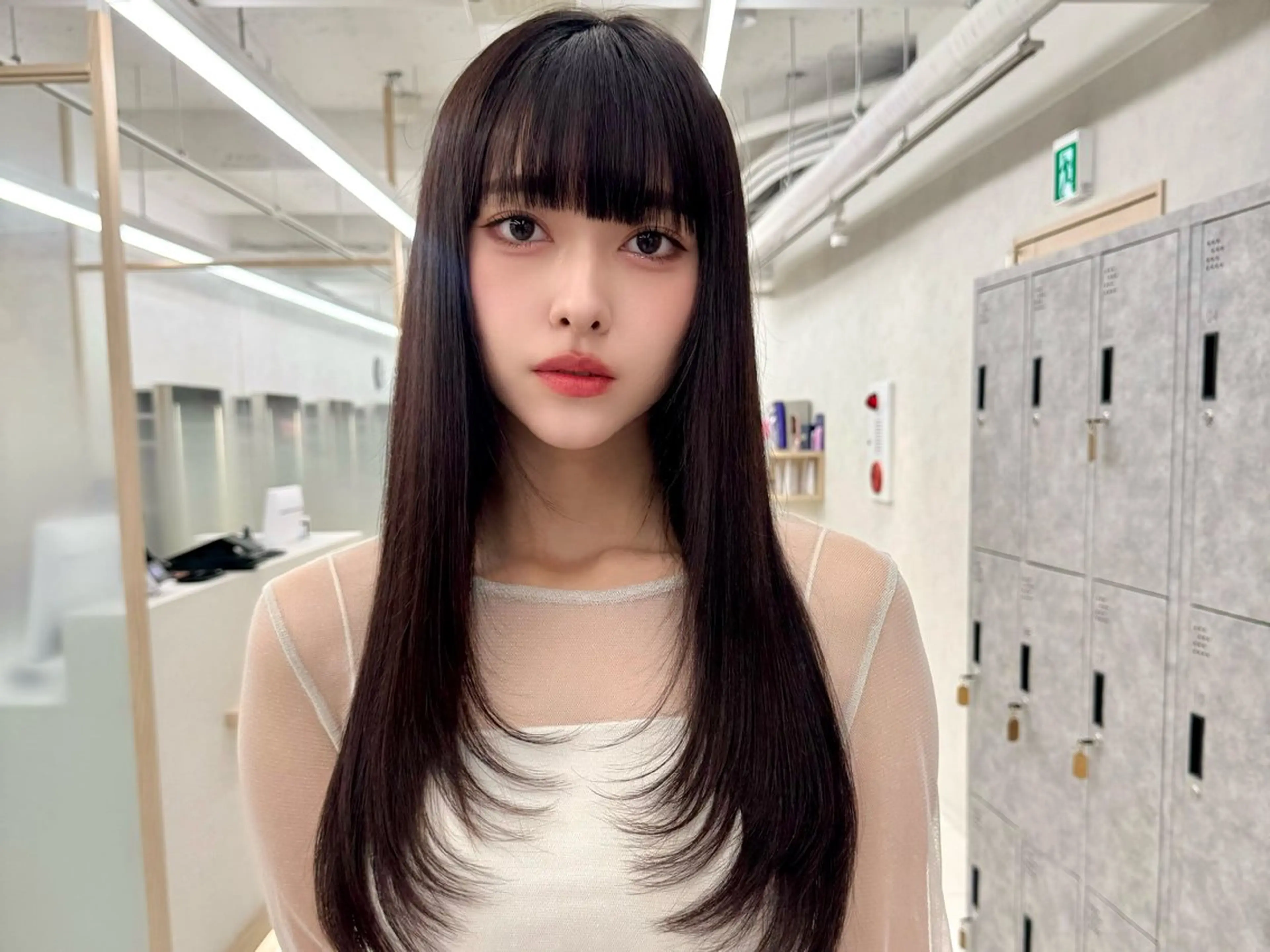 ロング レイヤー/韓国/ 顔周り/しんやのヘアスタイル