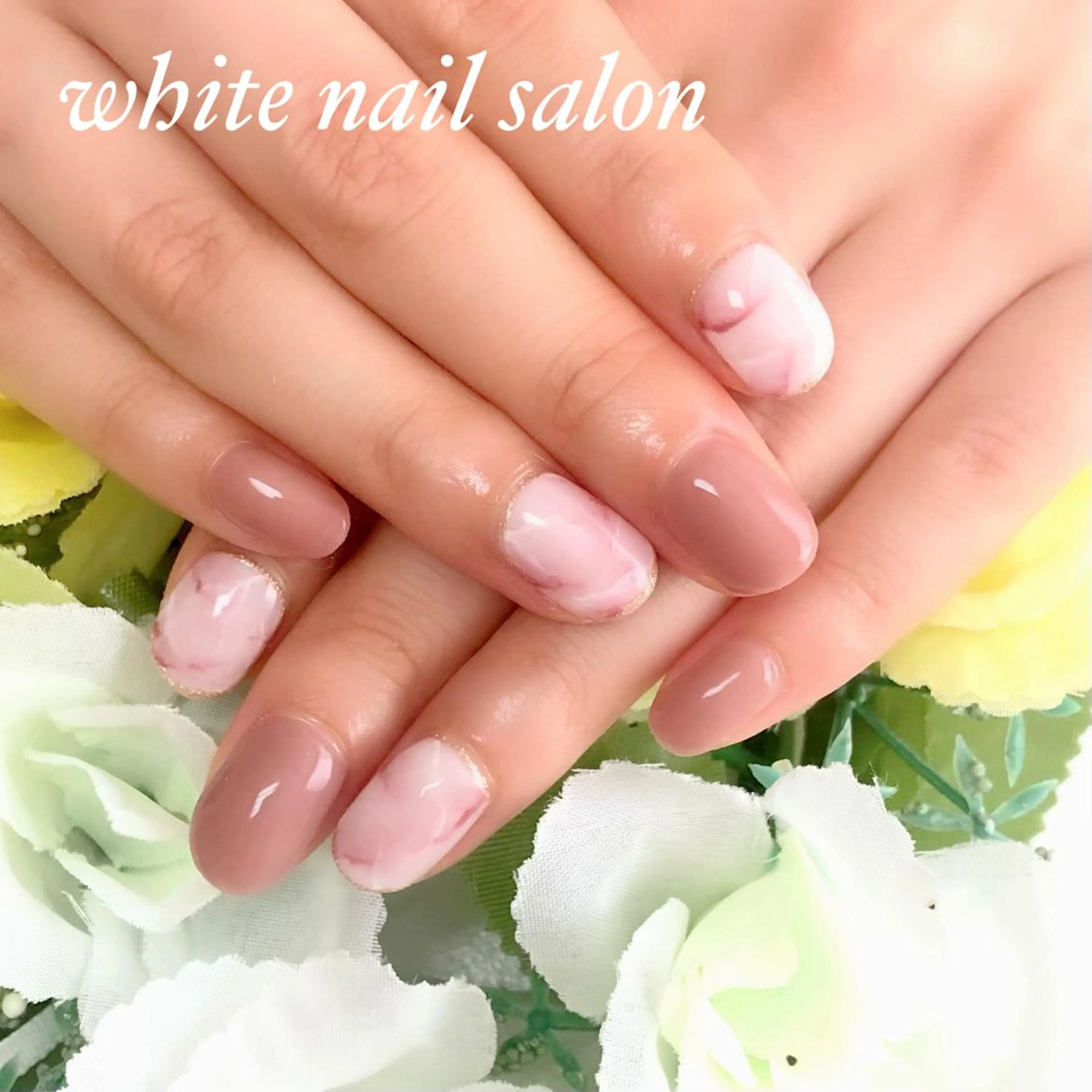 ネイル アートネイル フレンチネイル ジェルネイル ハードジェル 持ち込み ハンドネイル white nail salonのネイルデザイン