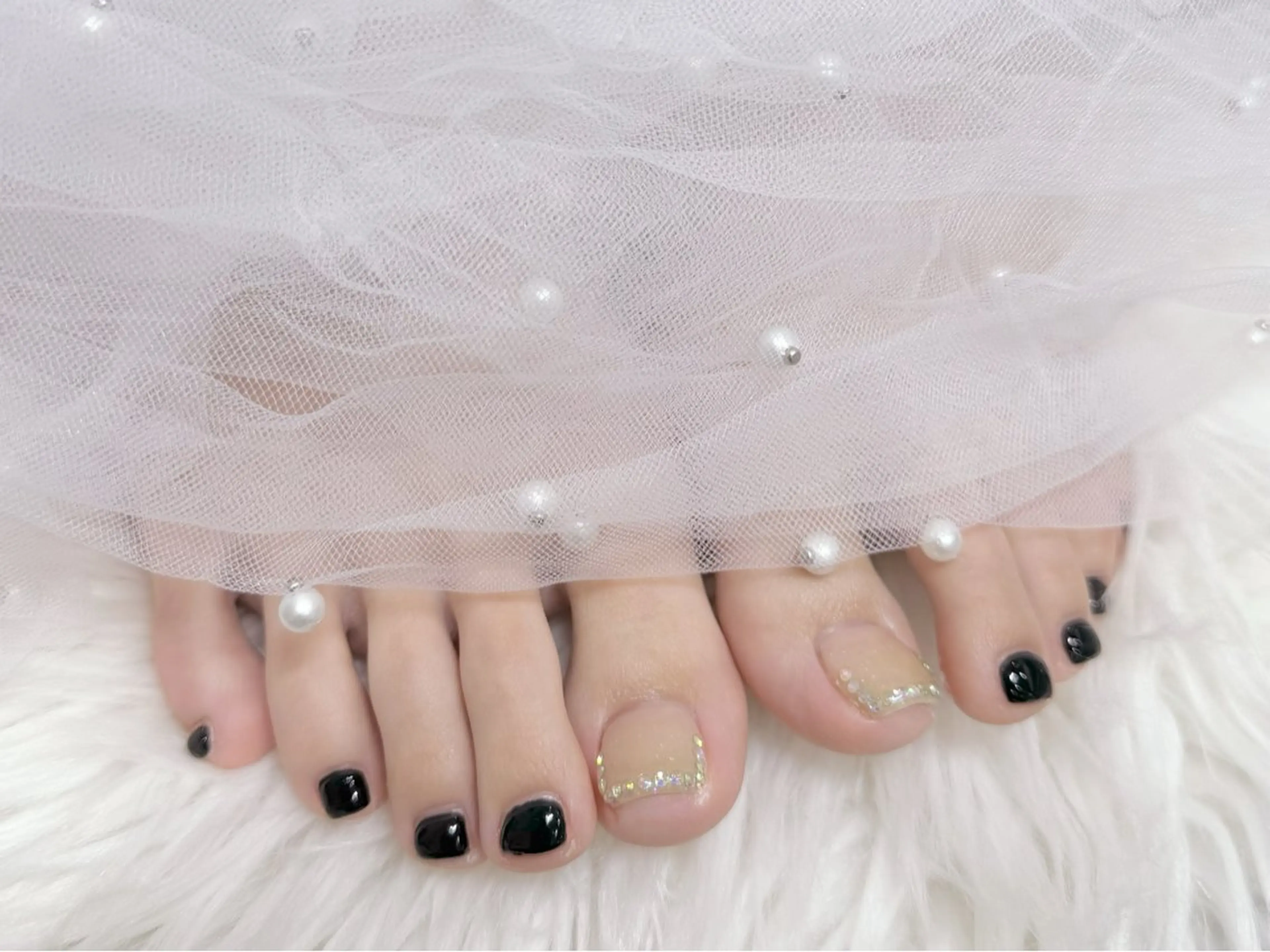 フット2本アートの写真