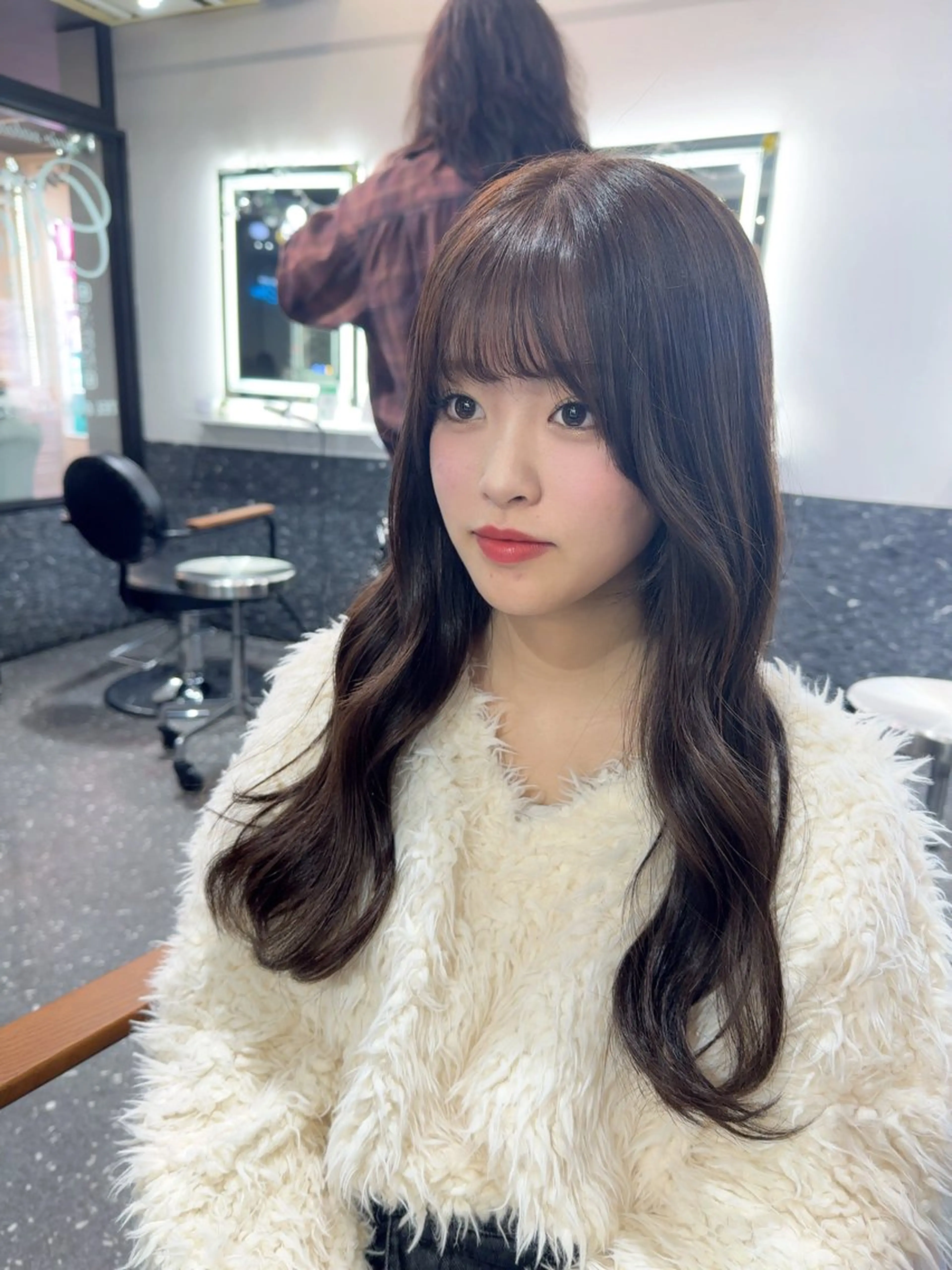 ロング カラー カット ヘアカラー トリートメント 髪質改善⭐️縮毛矯正 中野⭐️Rinaのヘアスタイル