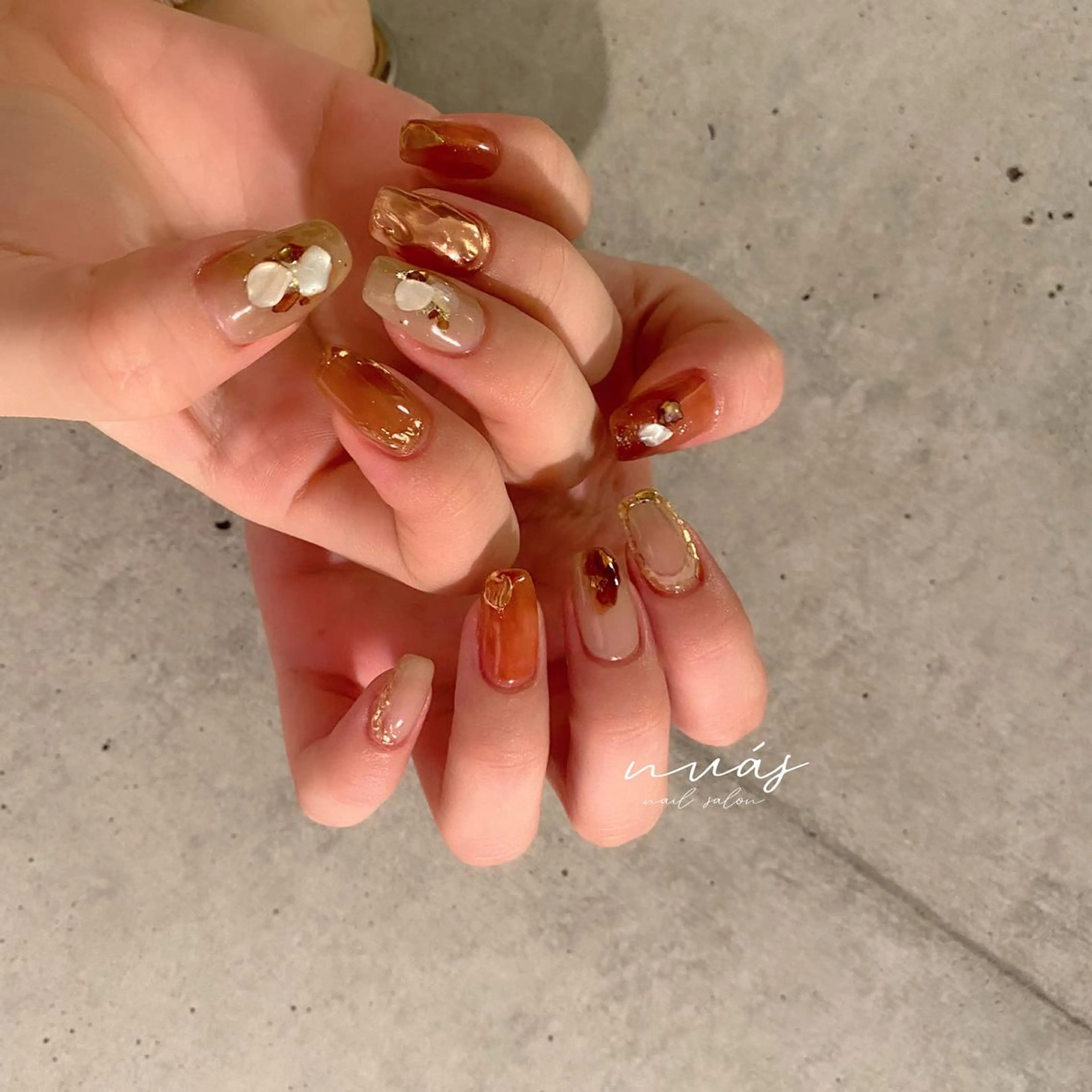 ネイル nuás ニュアーズのネイルデザイン