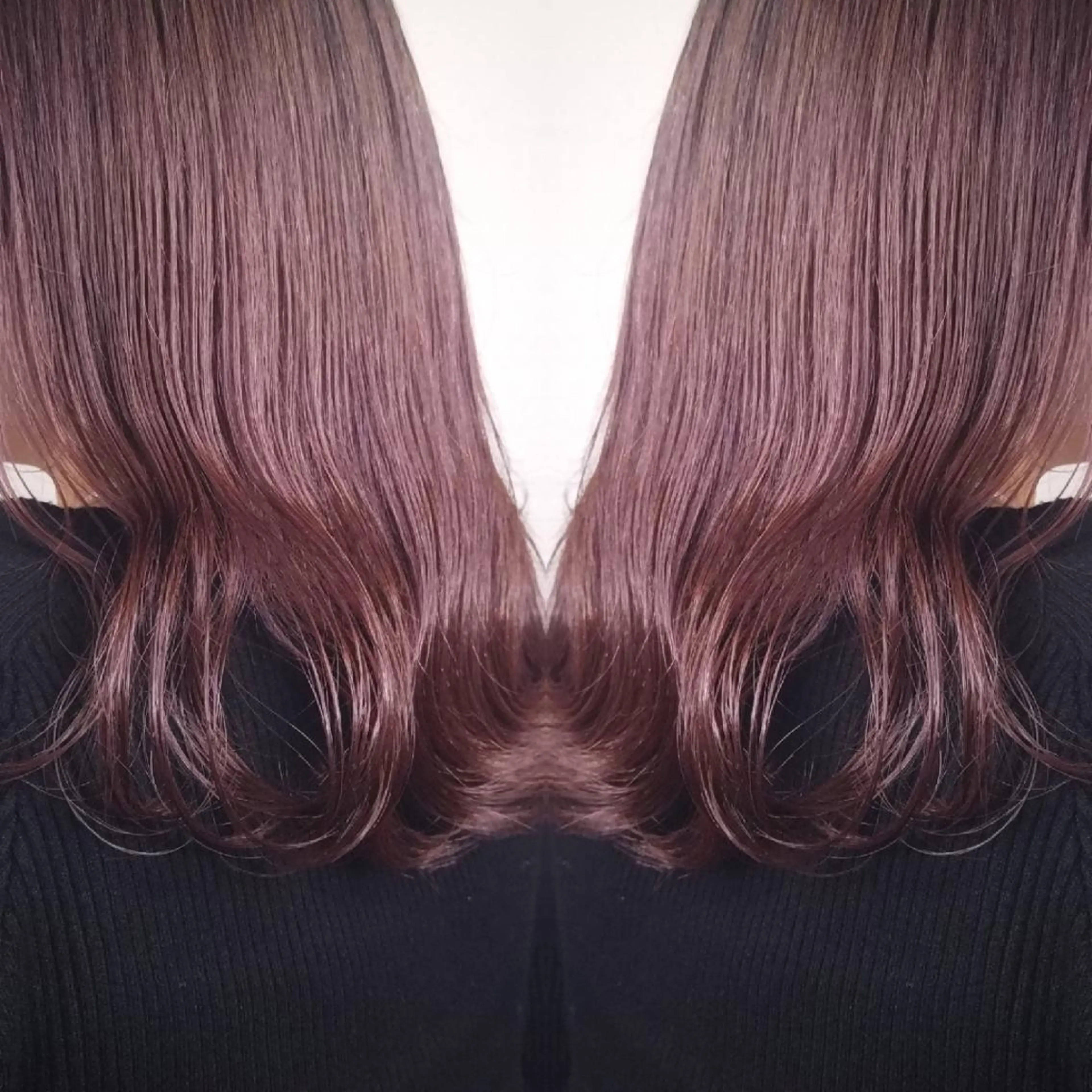 ミディアム カラー ヘアアレンジ ブリーチ カット ヘアカラー 竹内啓太 ボブのヘアスタイル