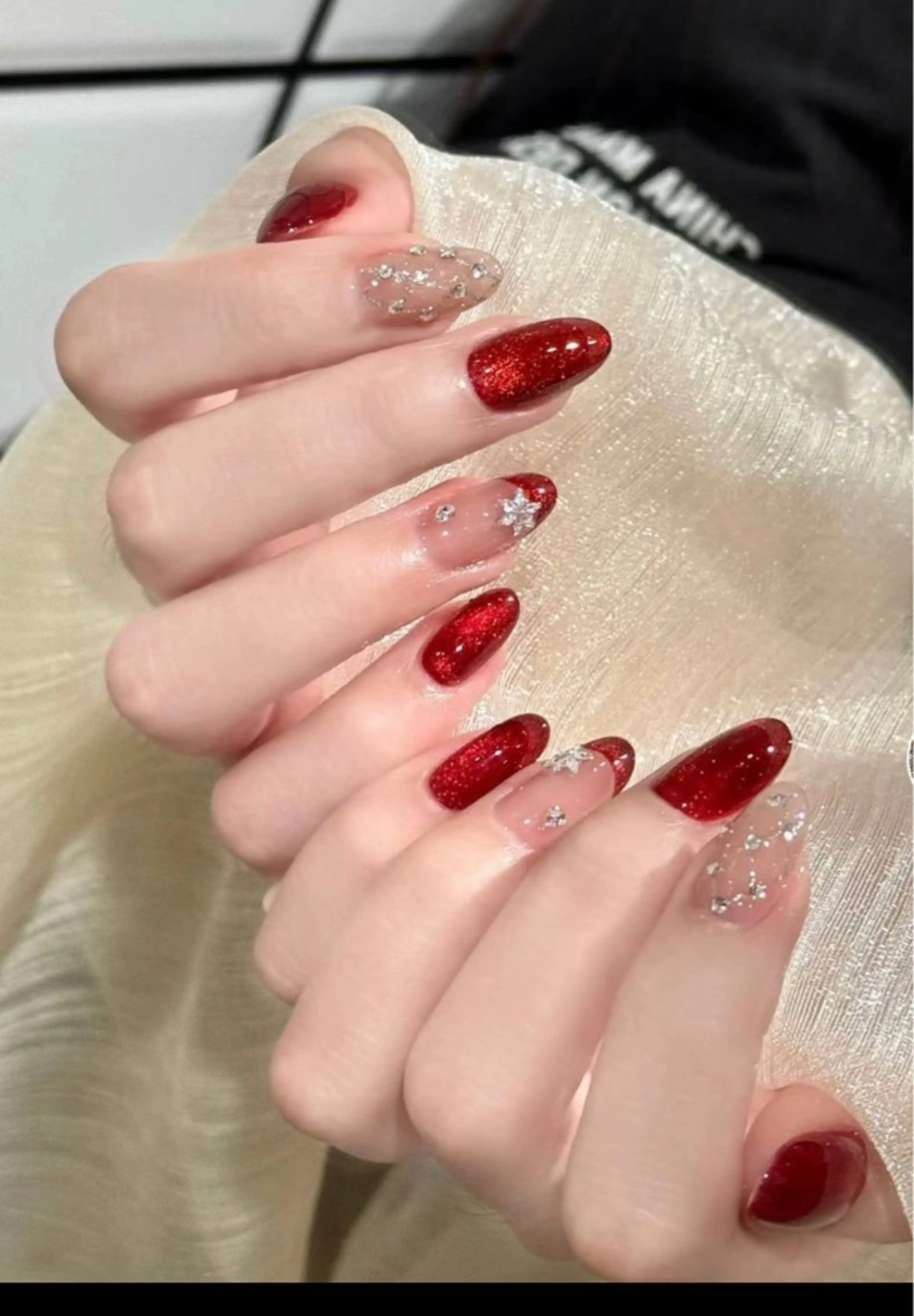 ネイル アートネイル フレンチネイル ジェルネイル グラデーション 韓国ネイル 村中 ハナのネイルデザイン