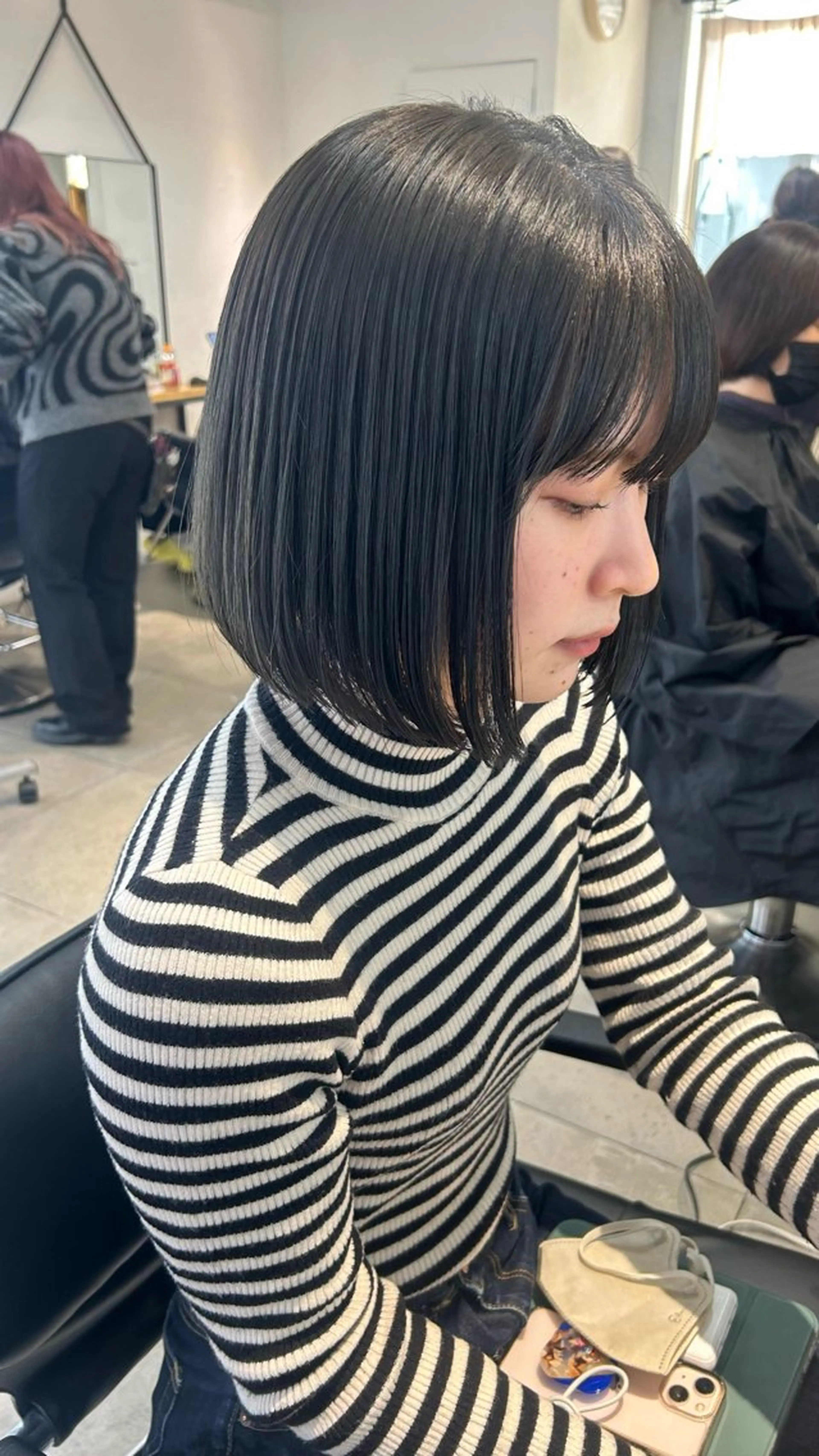 縮毛矯正 トリートメント じゅわっと暖色カラー 🍊Moemiのヘアスタイル