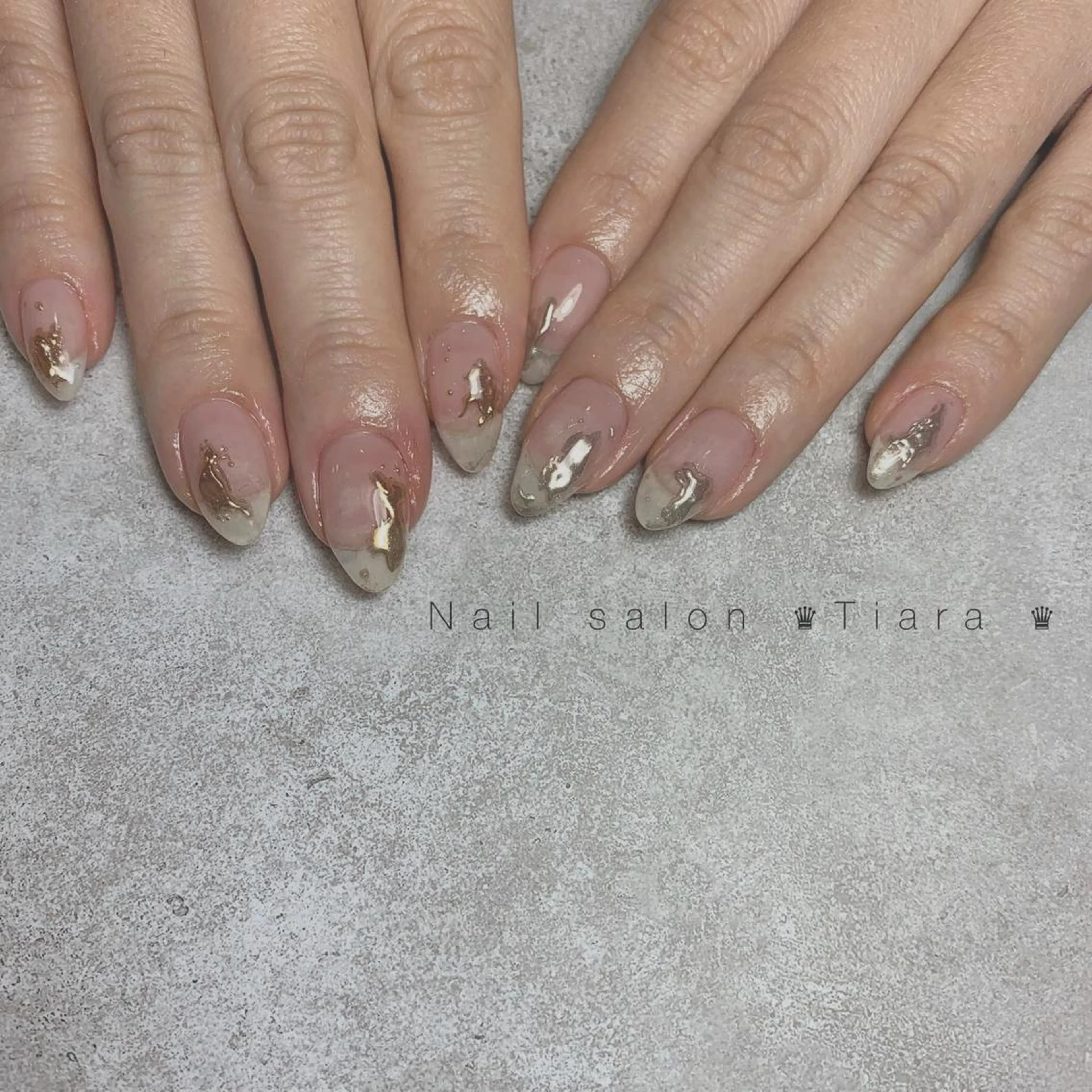 ネイル ハンドネイル Tiara♛ティアラ 山口くるみのネイルデザイン