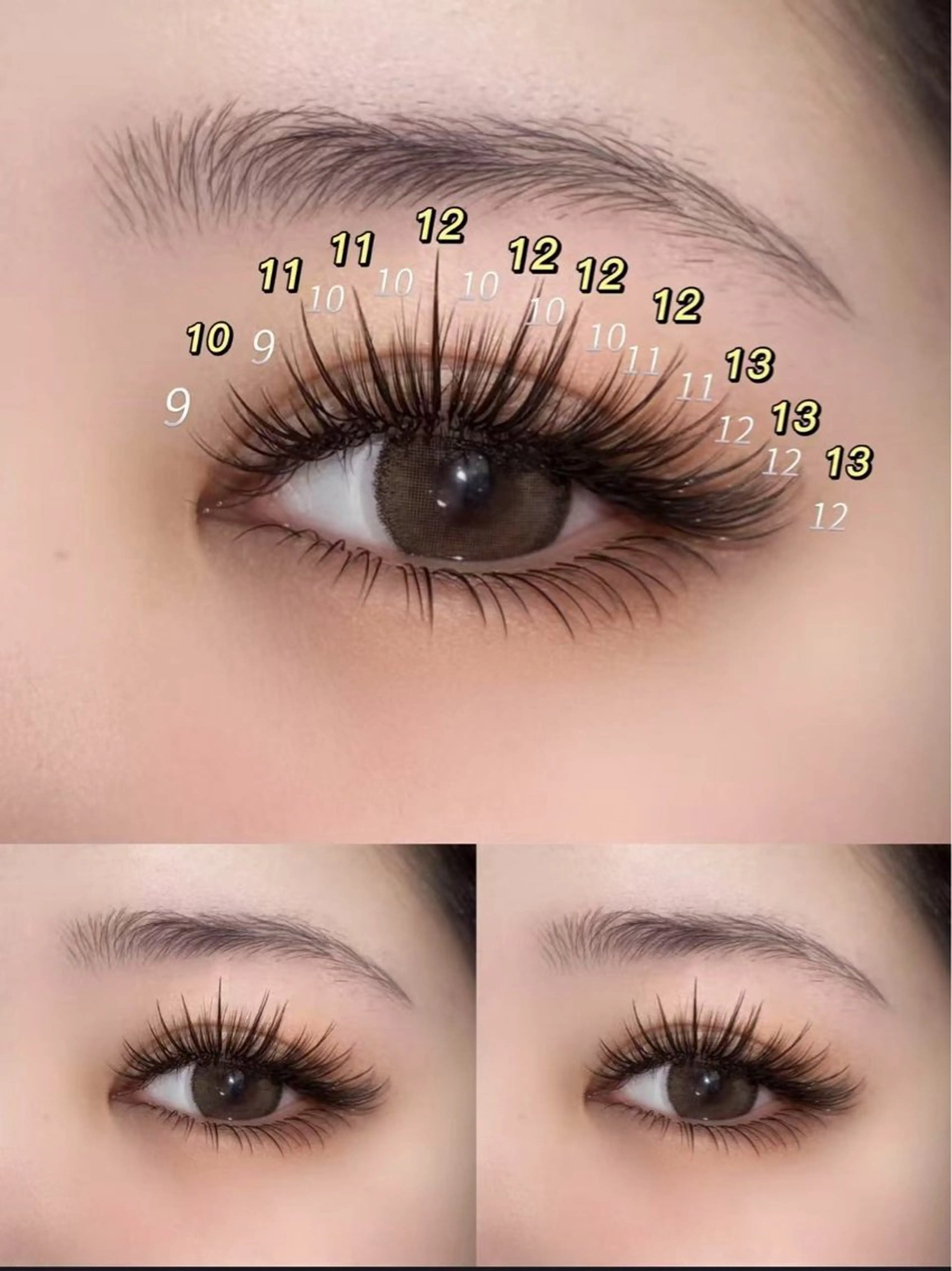 マツエク・マツパ 代々木アリスト ふみのマツエク・マツパデザイン