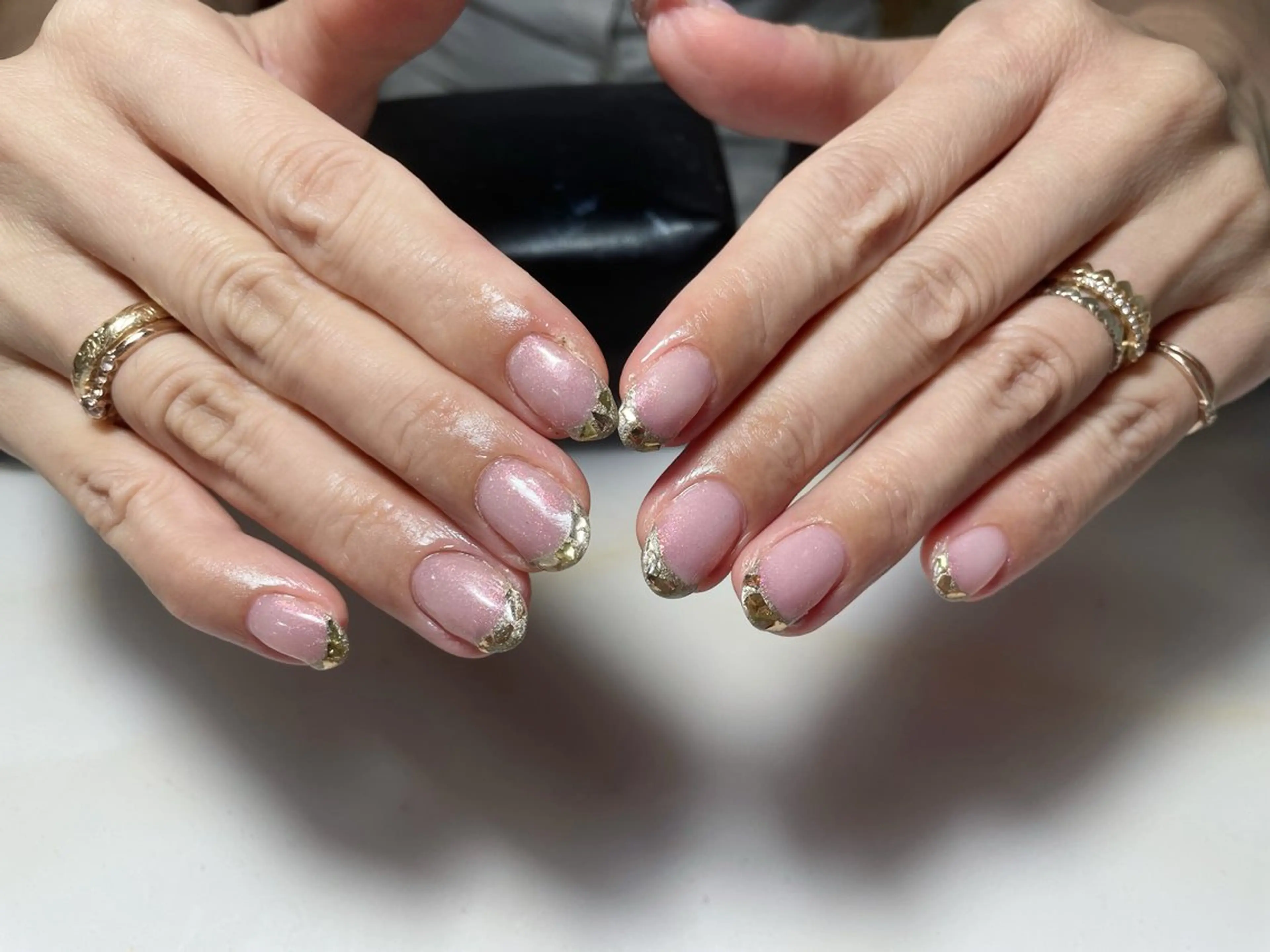 ネイル アートネイル フレンチネイル ジェルネイル グラデーション 韓国ネイル 久保田 マリコのネイルデザイン